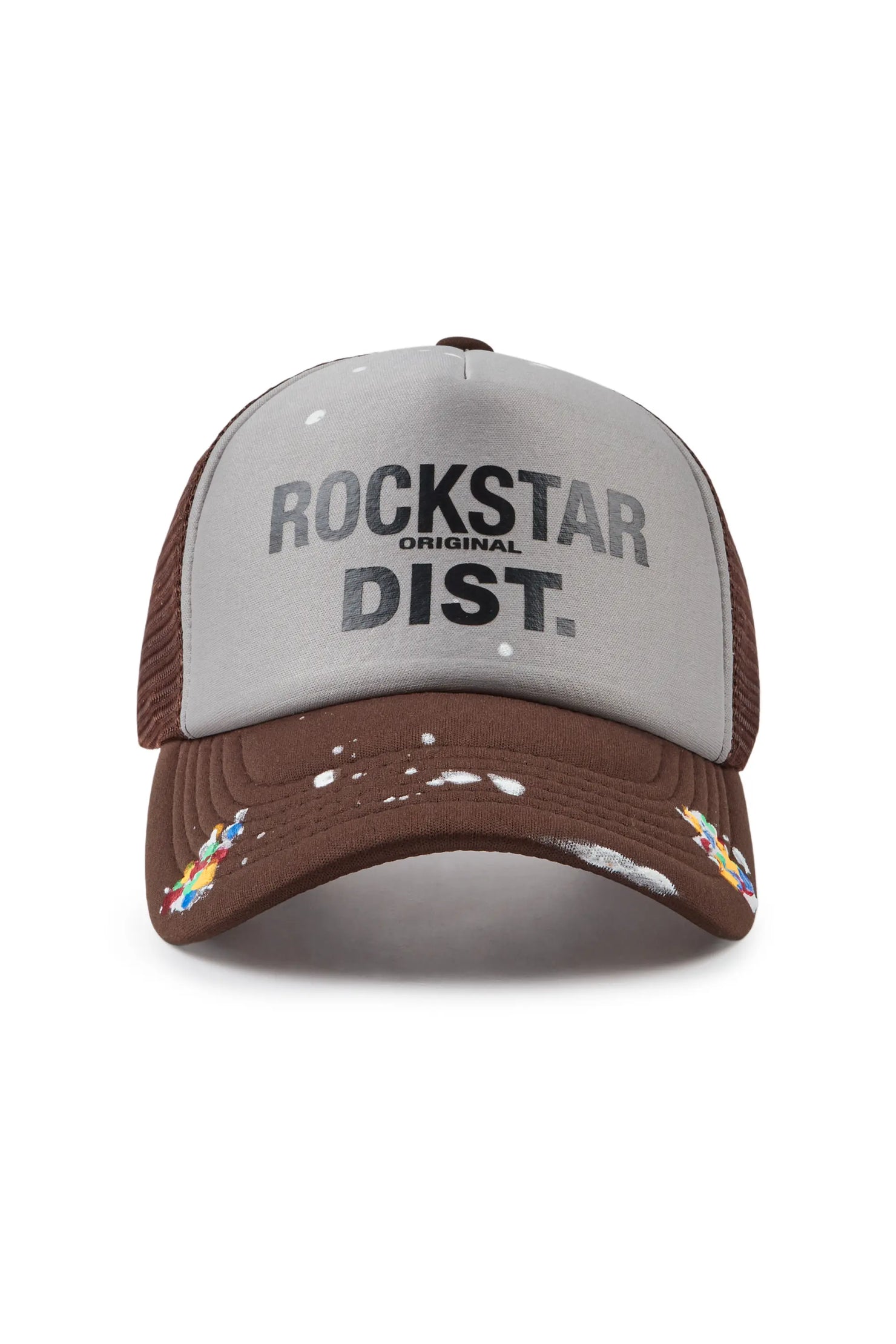 Neptune Grey/Brown Trucker Hat