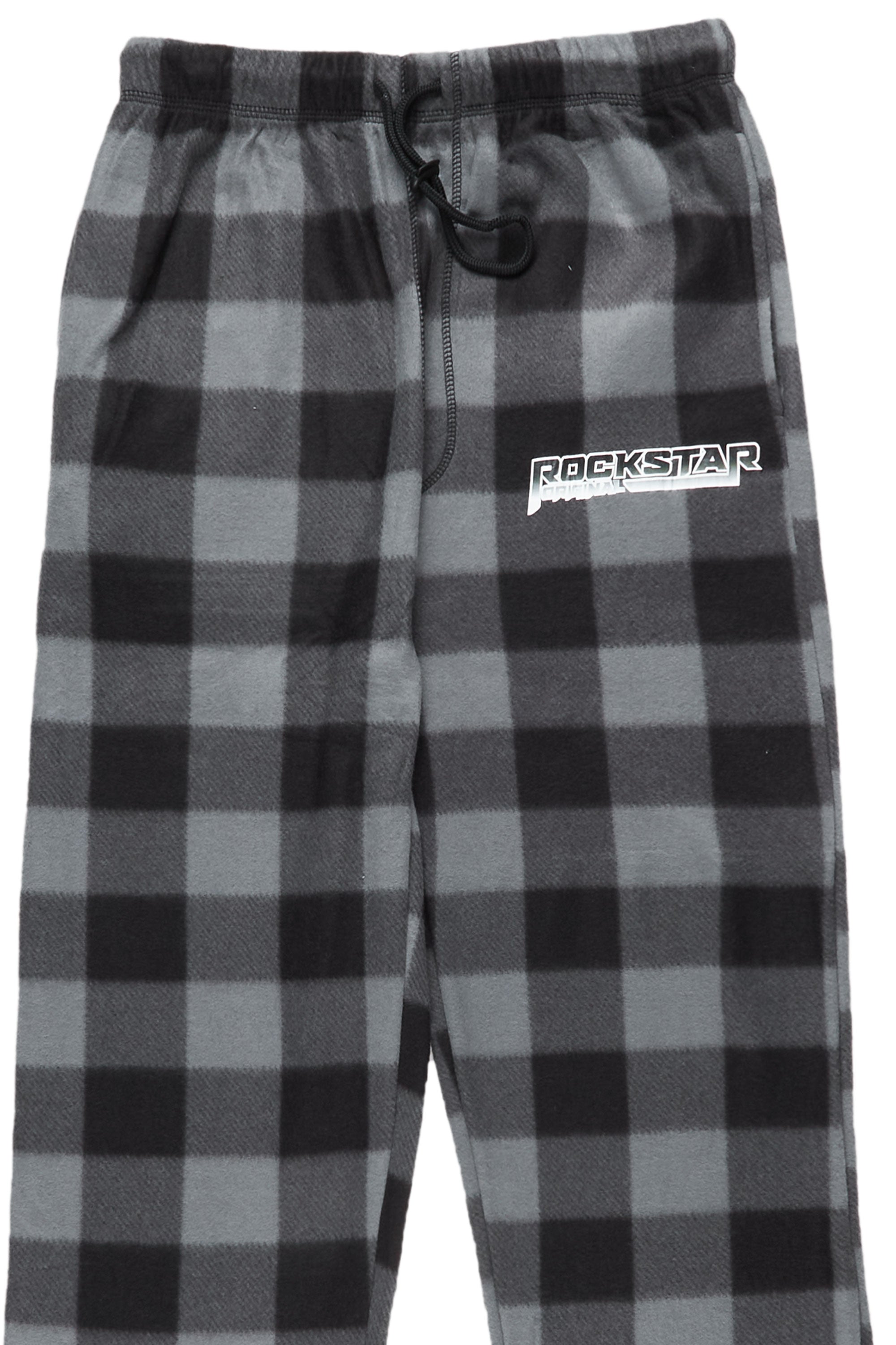 Nigel Black/Grey Plaid Pajamas