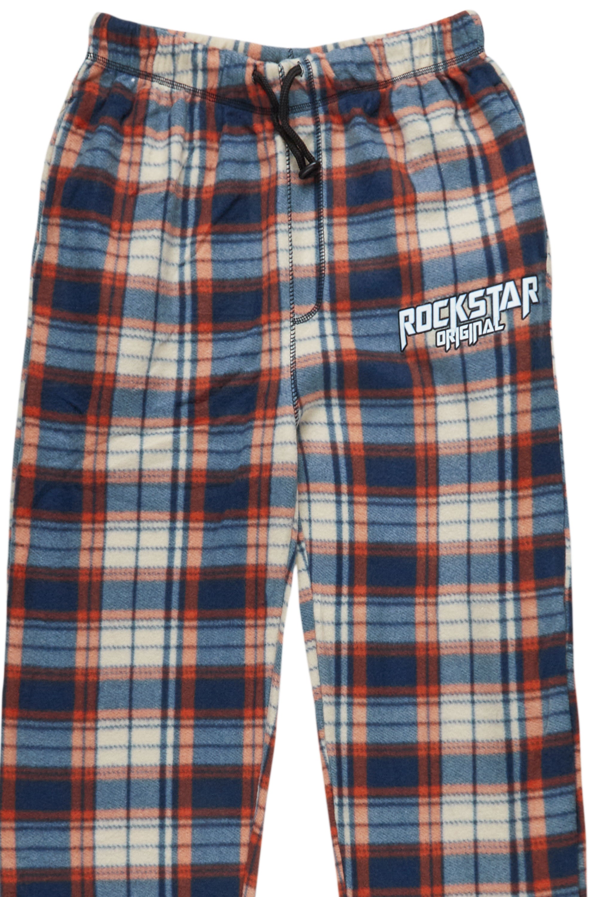 Nigel Blue/Ivory Plaid Pajamas