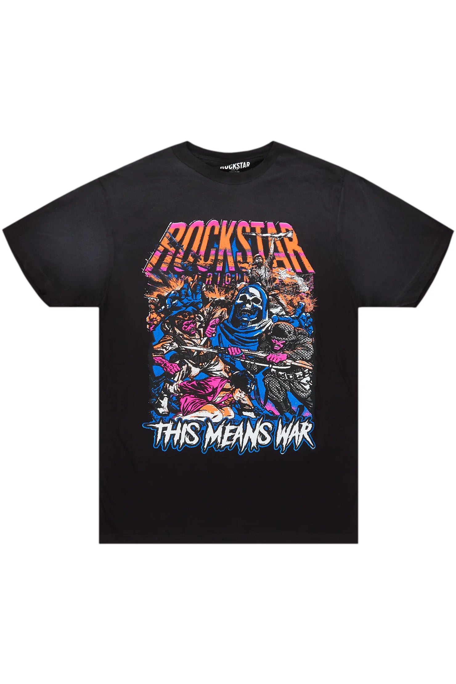 Normandie Black Graphic T-Shirt