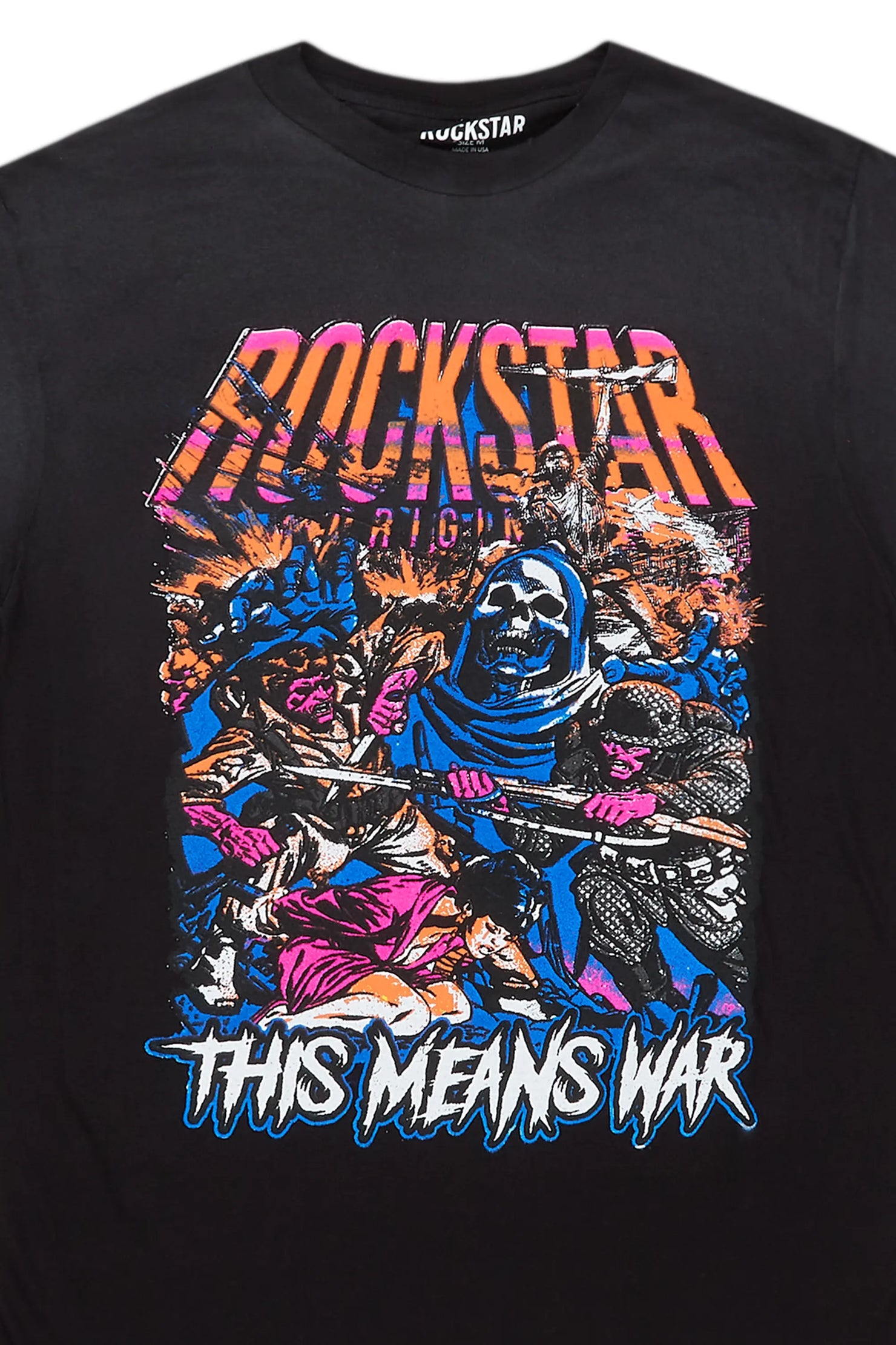 Normandie Black Graphic T-Shirt