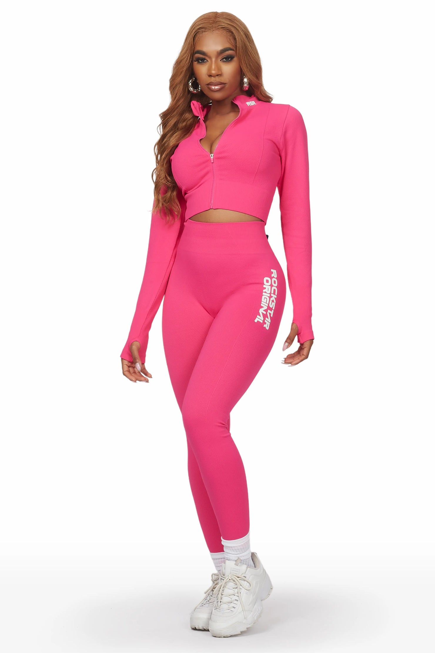 Nyala Fuchsia Textured Active Set