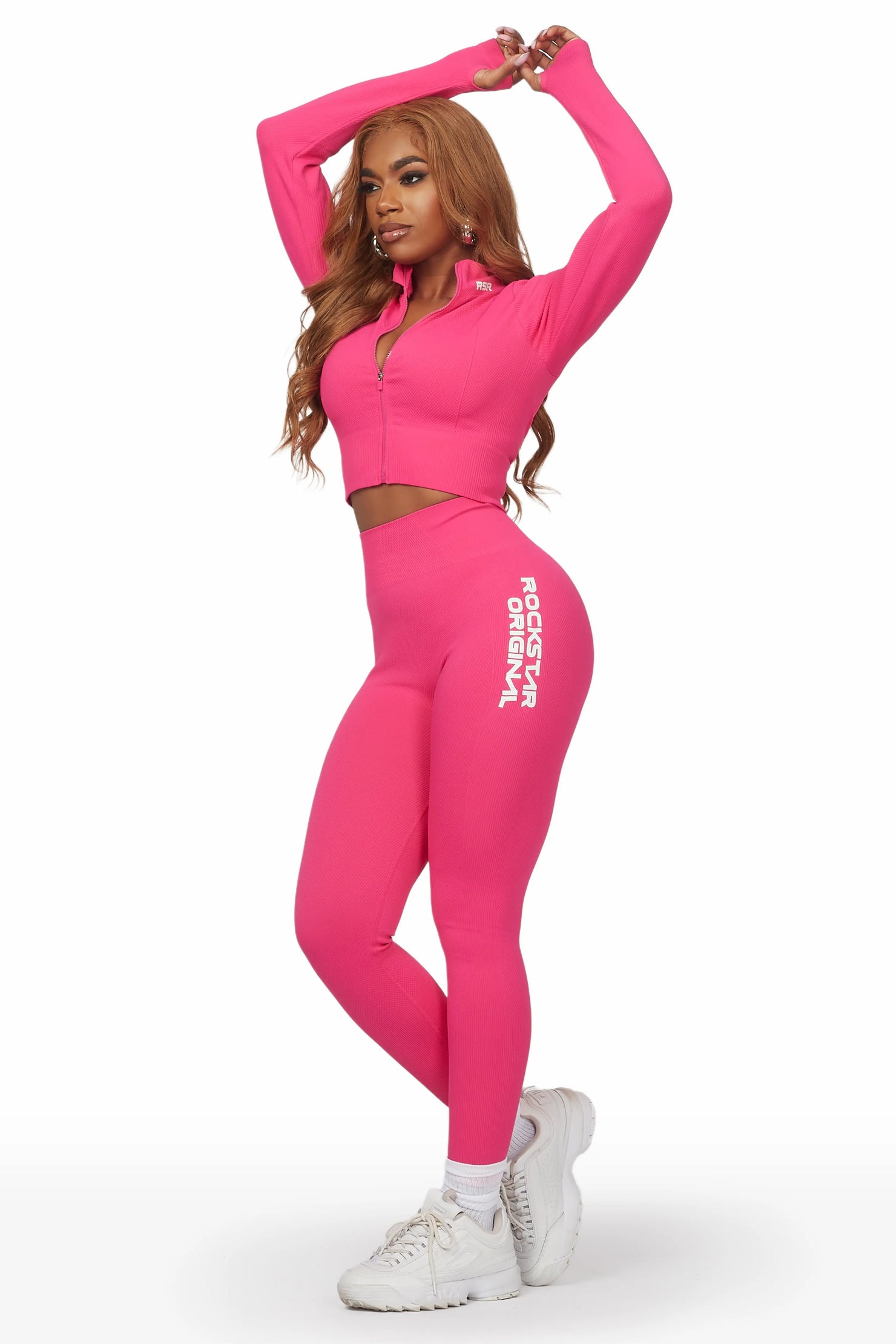 Nyala Fuchsia Textured Active Set