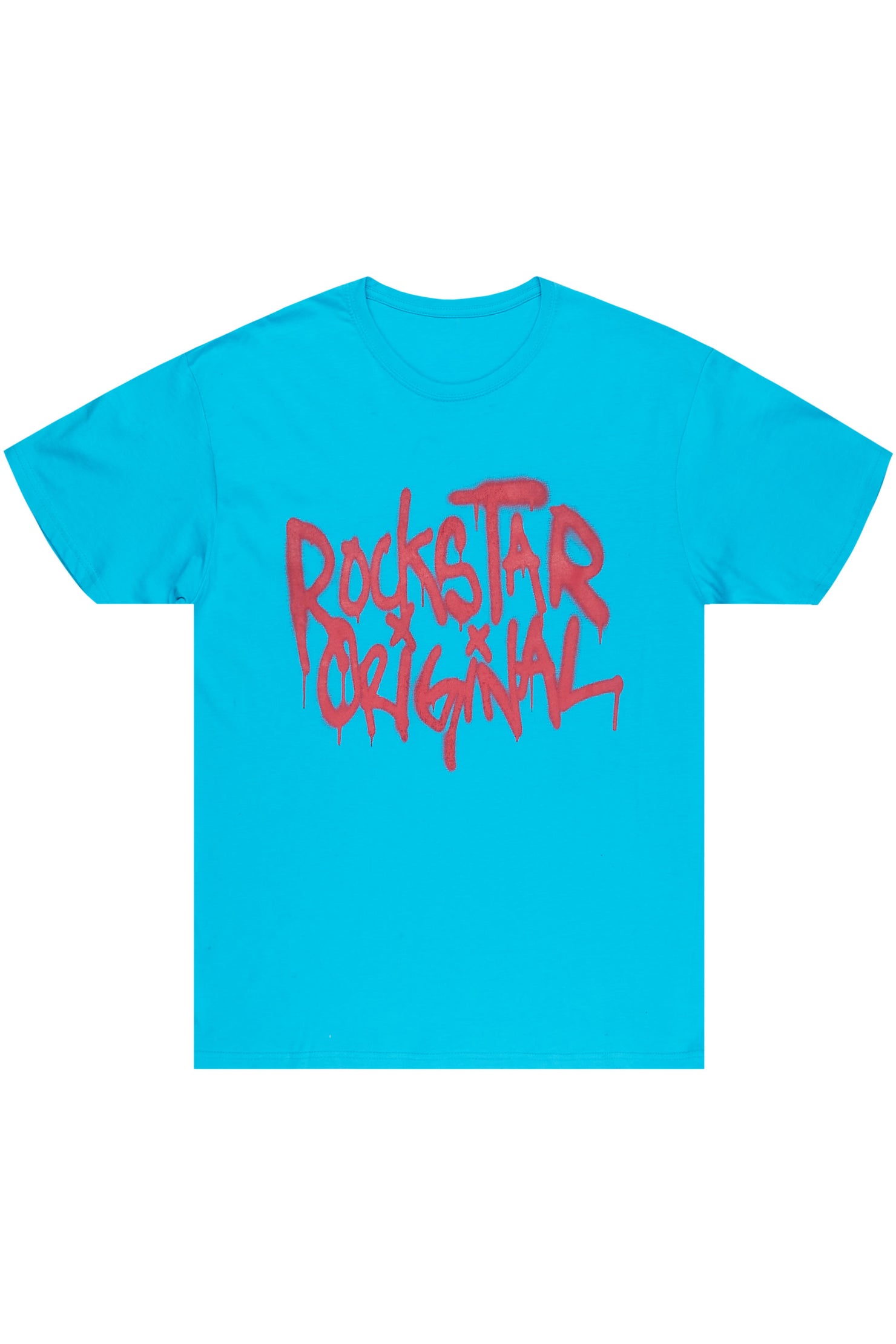 Nytron Light Blue Graphic T-Shirt