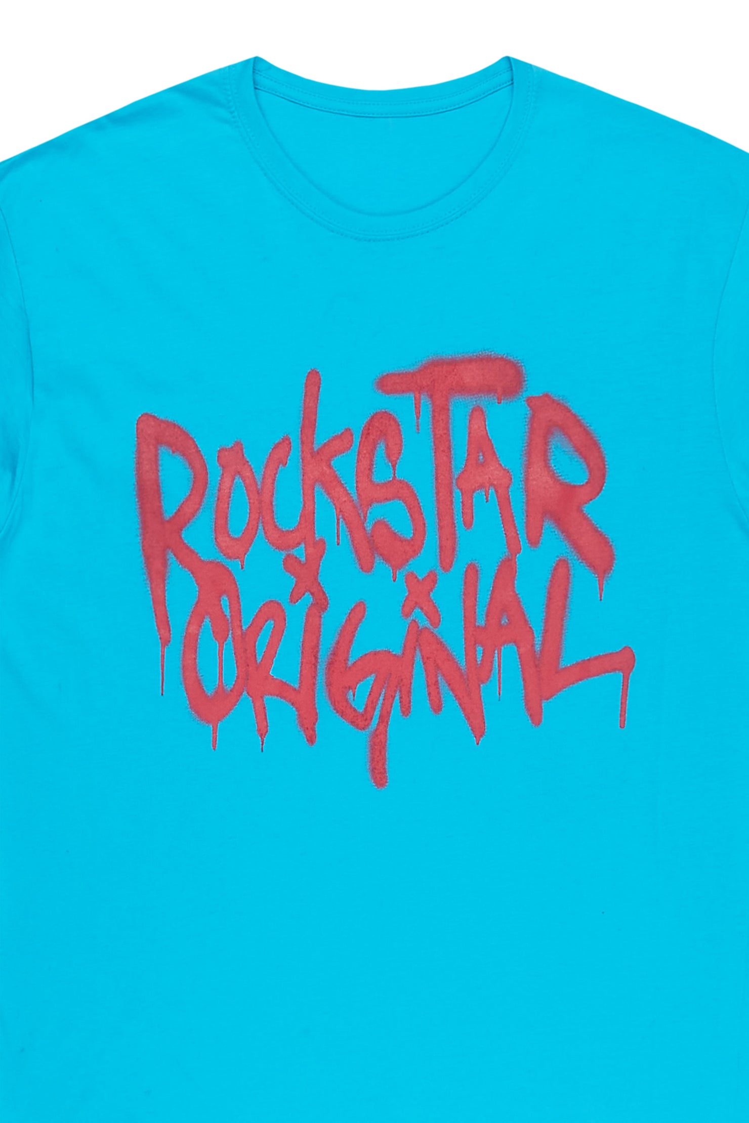 Nytron Light Blue Graphic T-Shirt