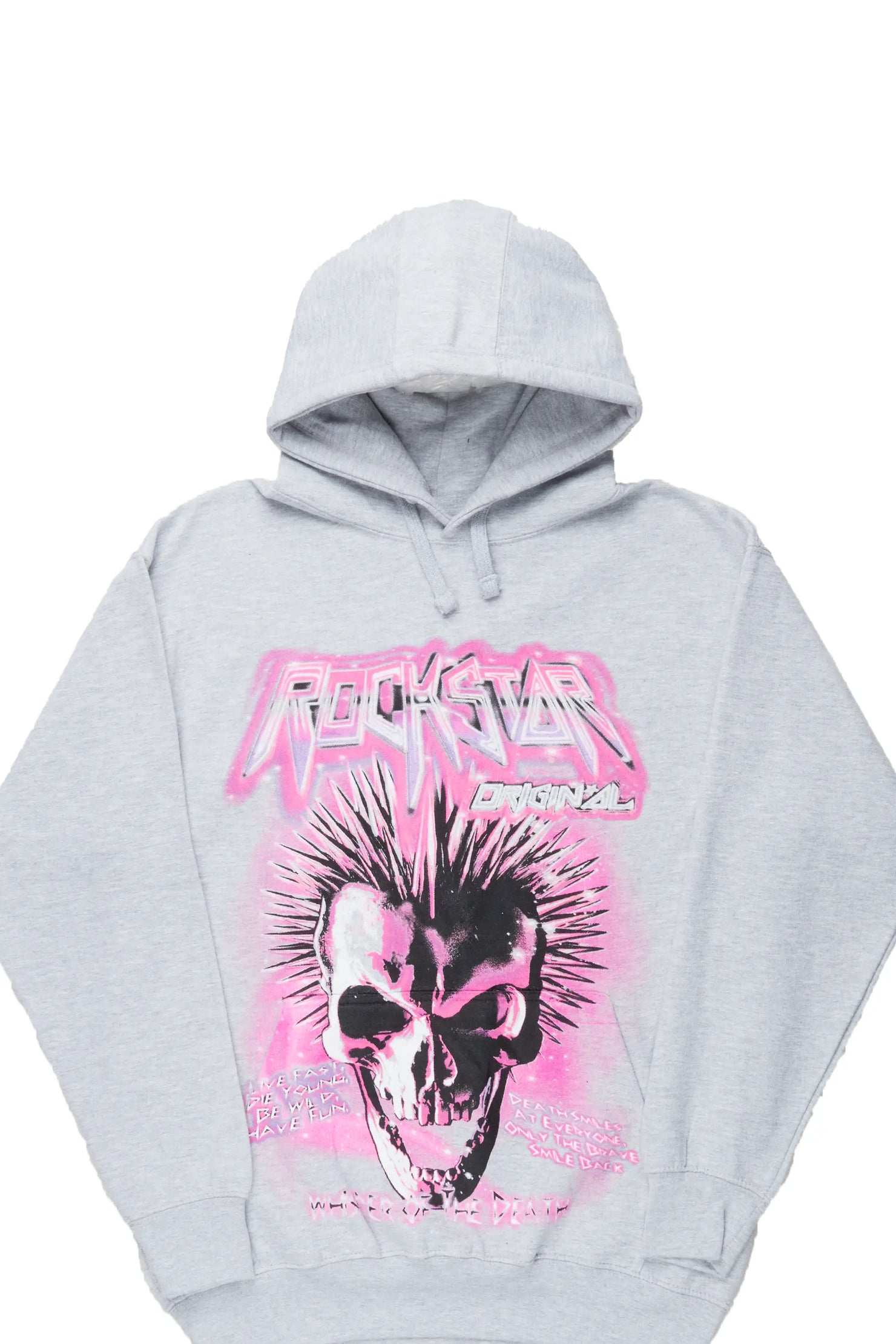 Obern Grey Graphic Hoodie