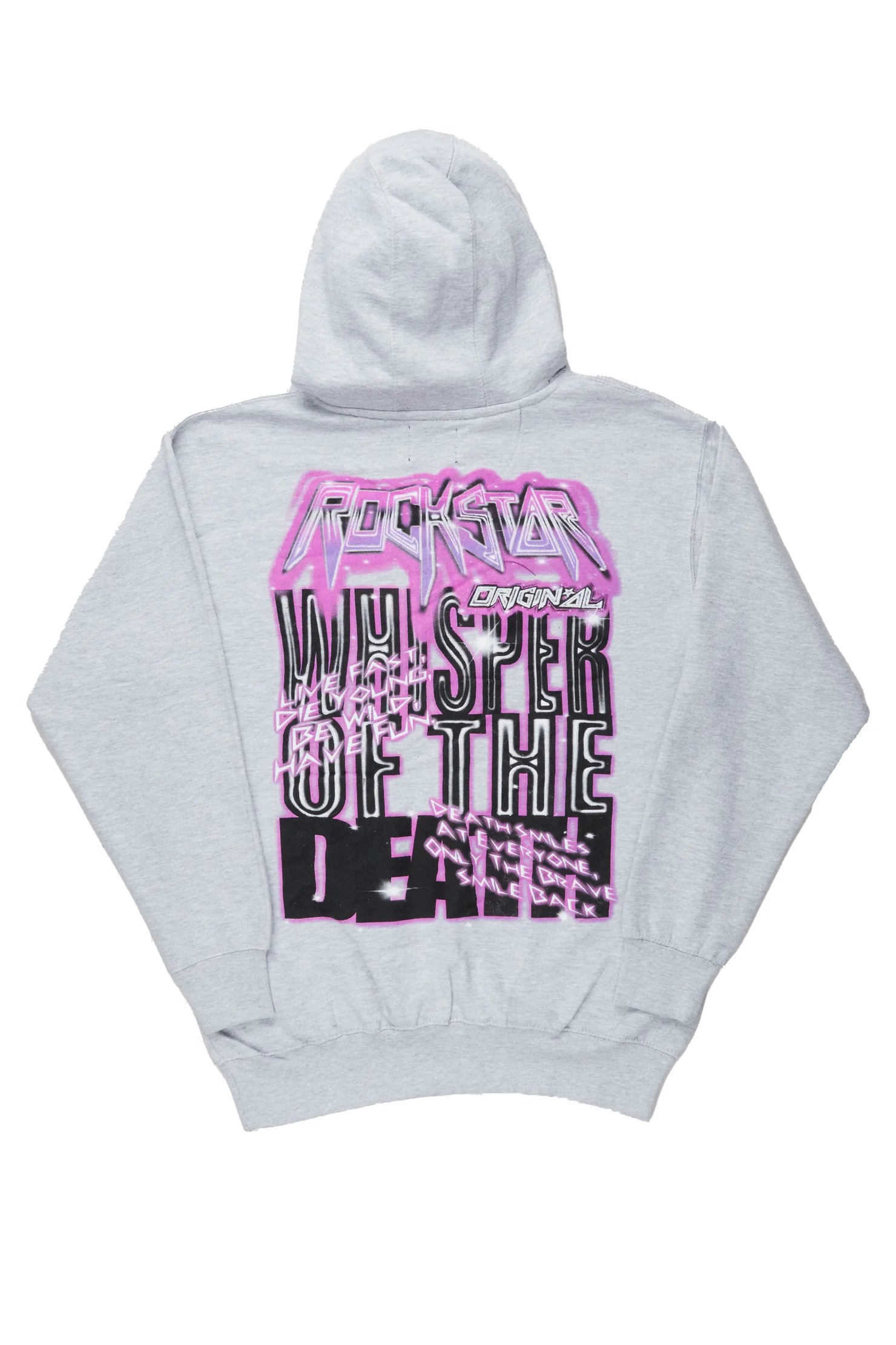 Obern Grey Graphic Hoodie