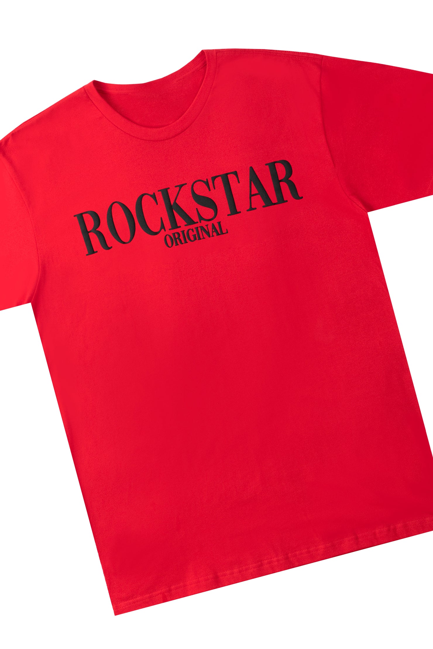 Octavio Red/Black Basic T-Shirt Short Set