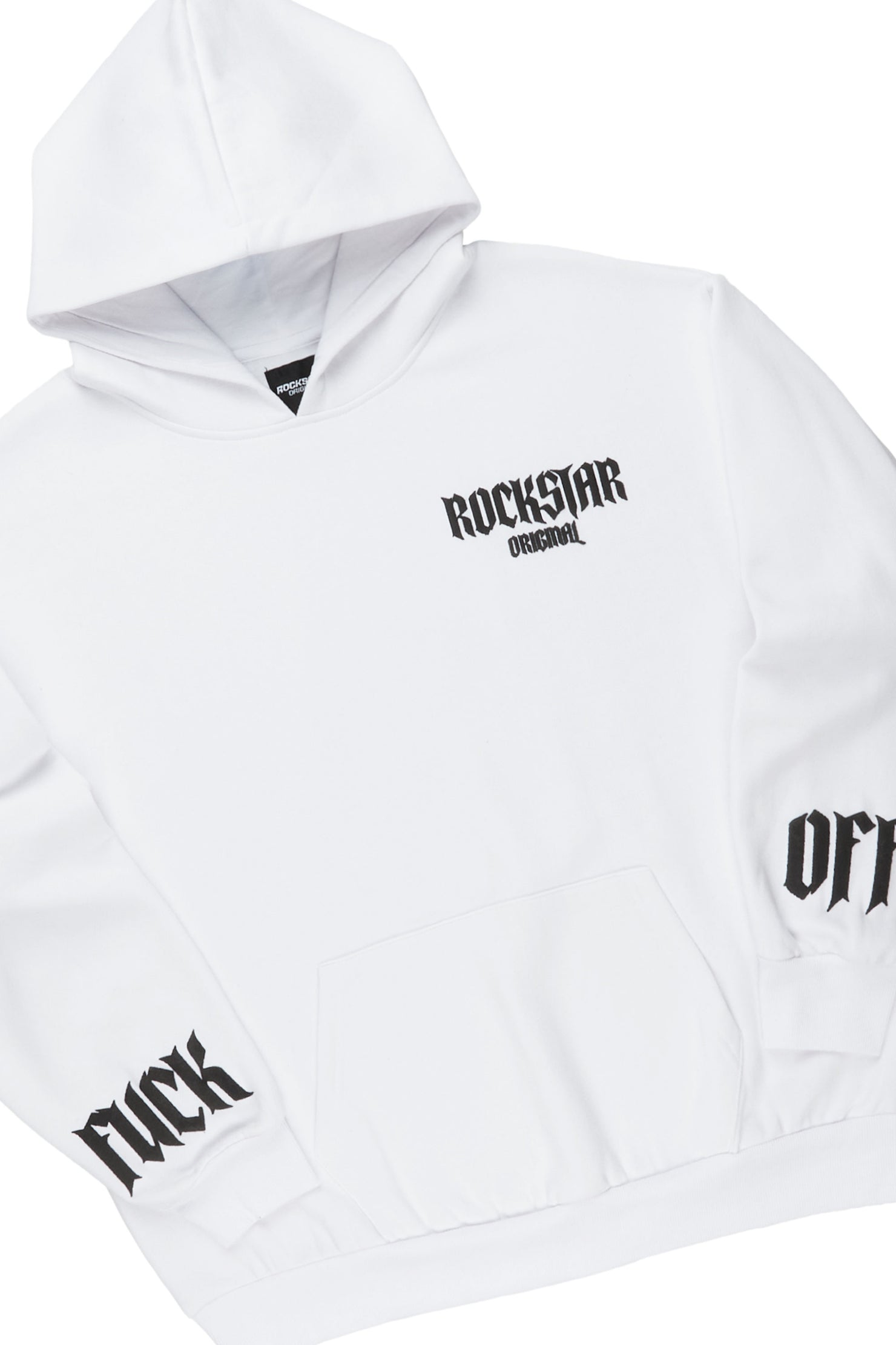 Omar White Stacked Flare Track Set