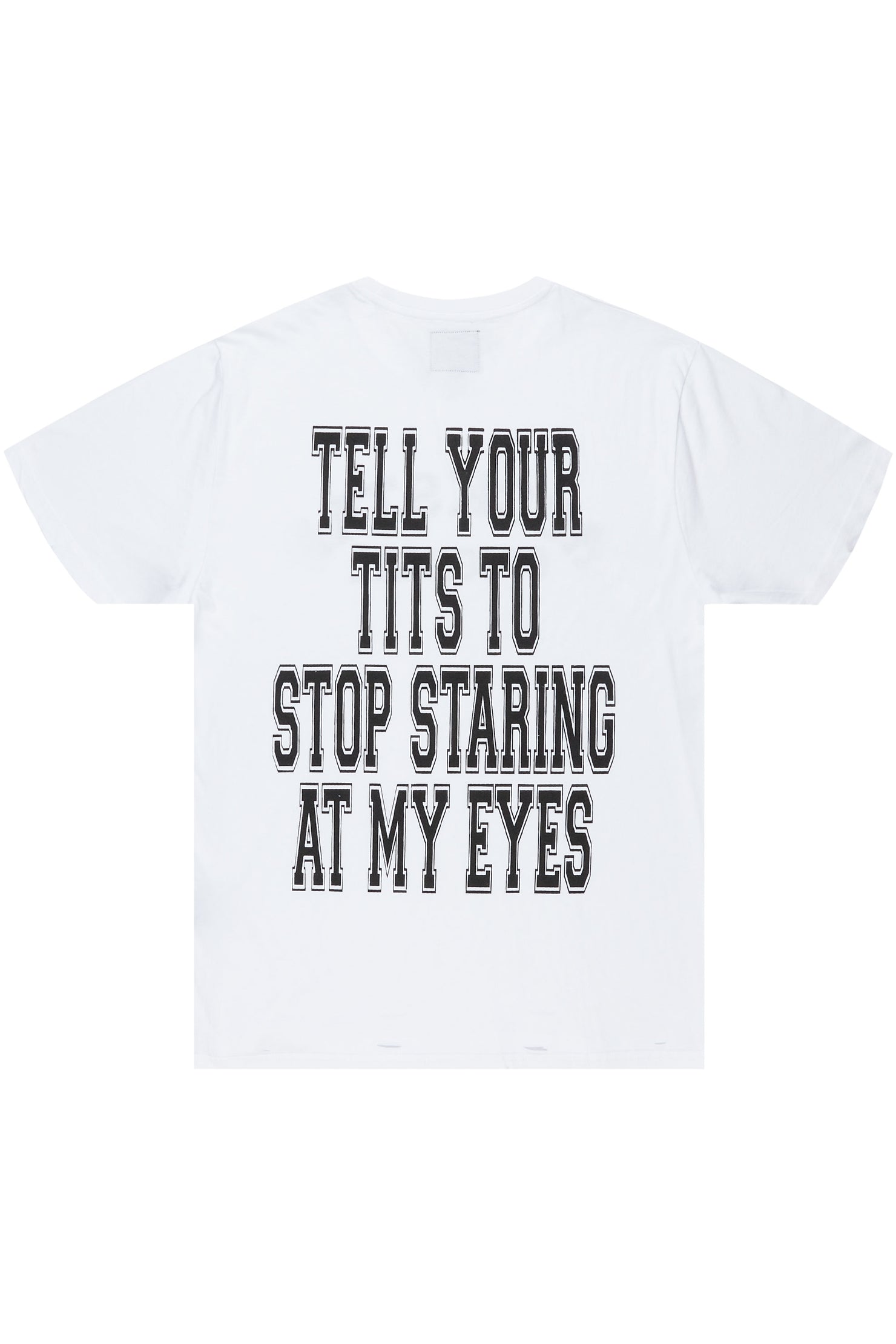 Orantha White Graphic T-Shirt