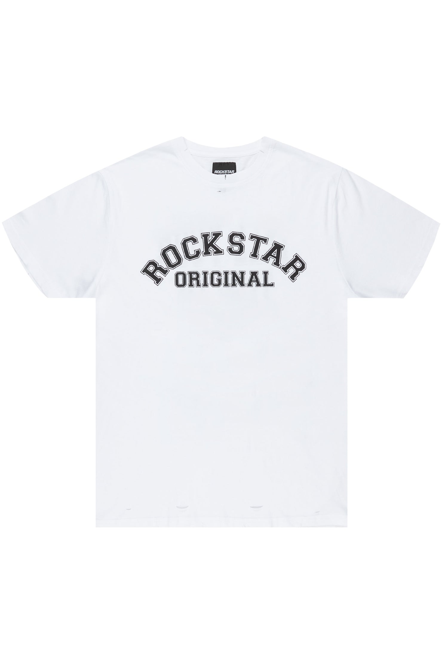 Orantha White Graphic T-Shirt