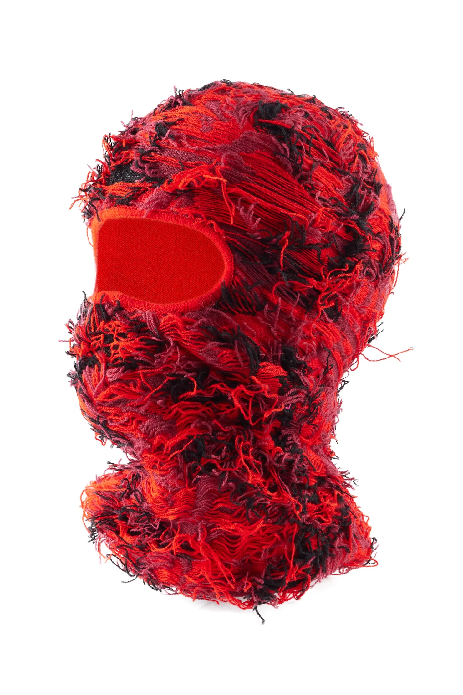Otto Red Fuzzy Ski Mask