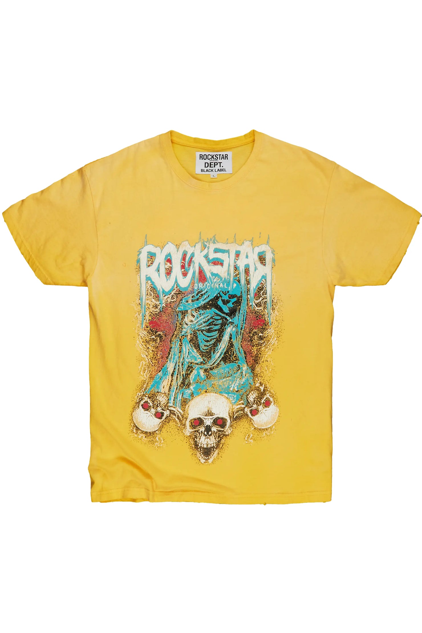 Ozzy Yellow Graphic T-Shirt