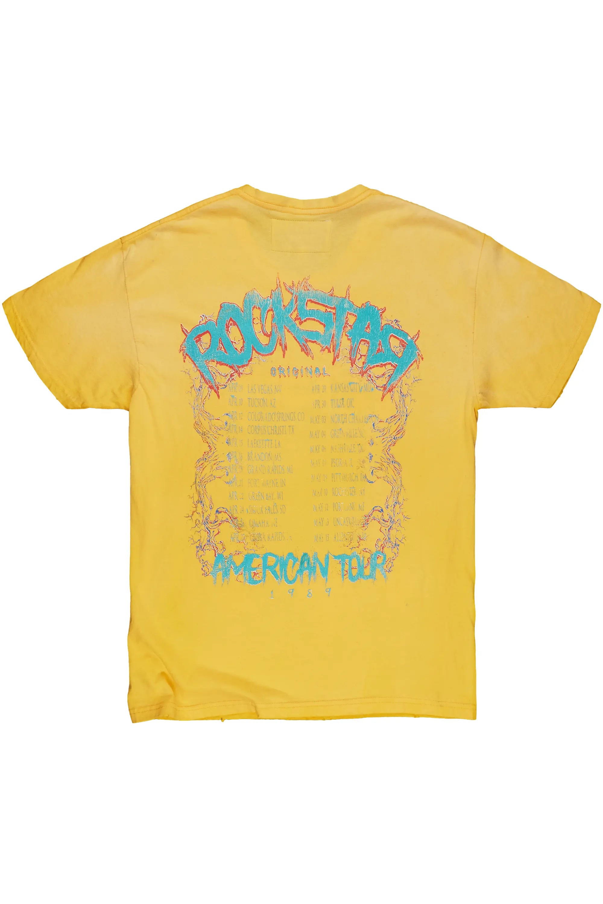 Ozzy Yellow Graphic T-Shirt