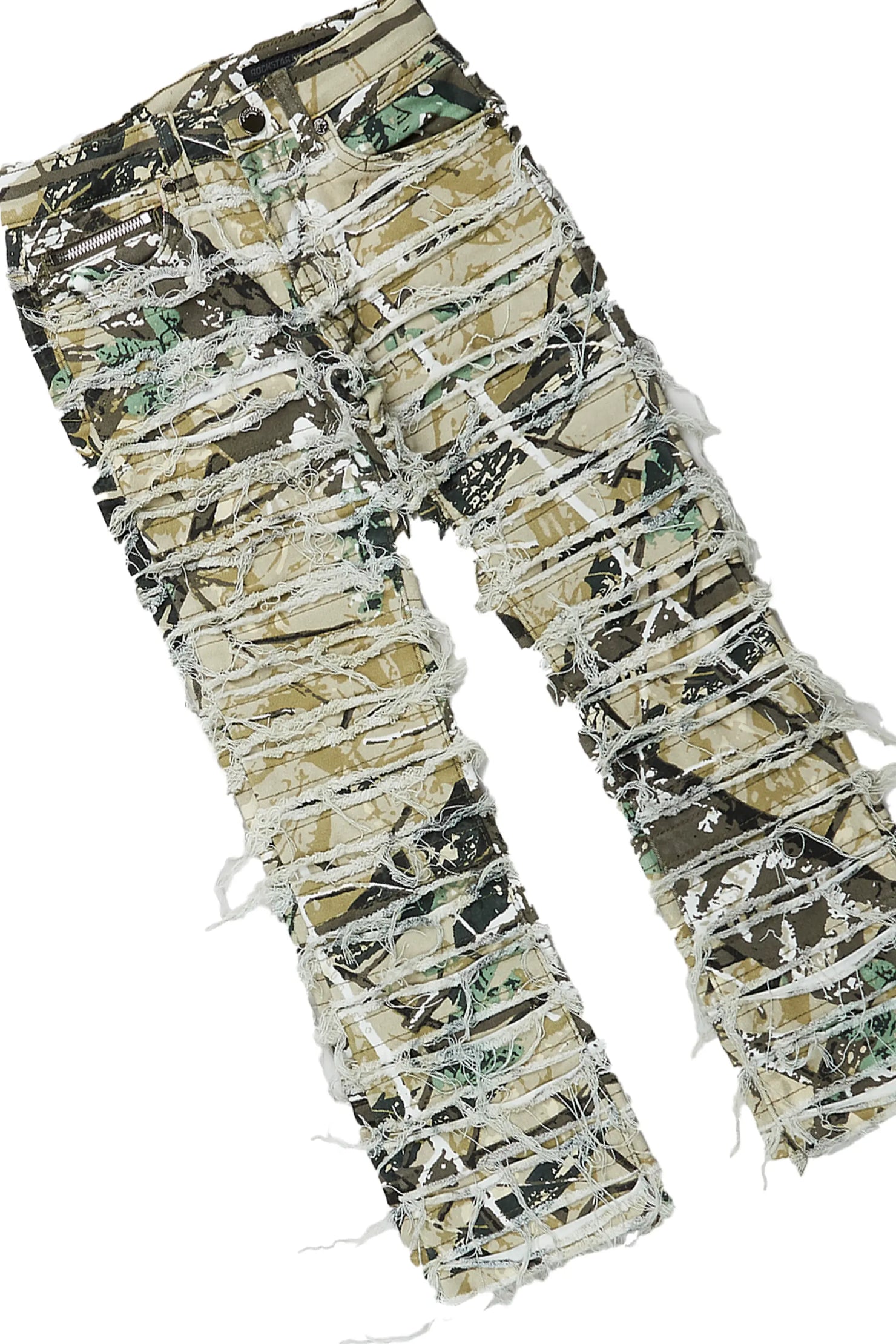 Boys Tyler Orange T-Shirt/Stacked Flare Jean Set