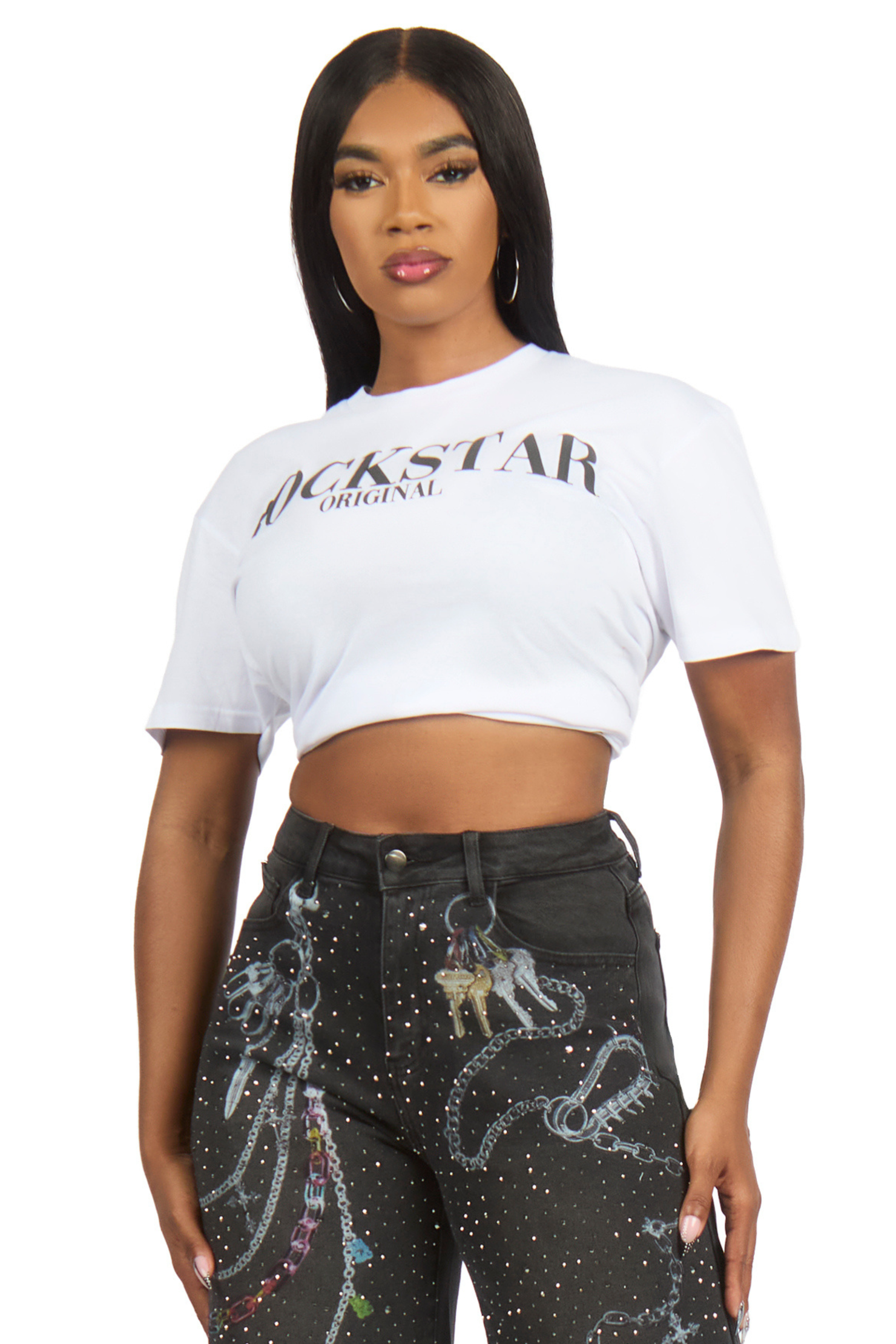 Octavia White/Black T-Shirt