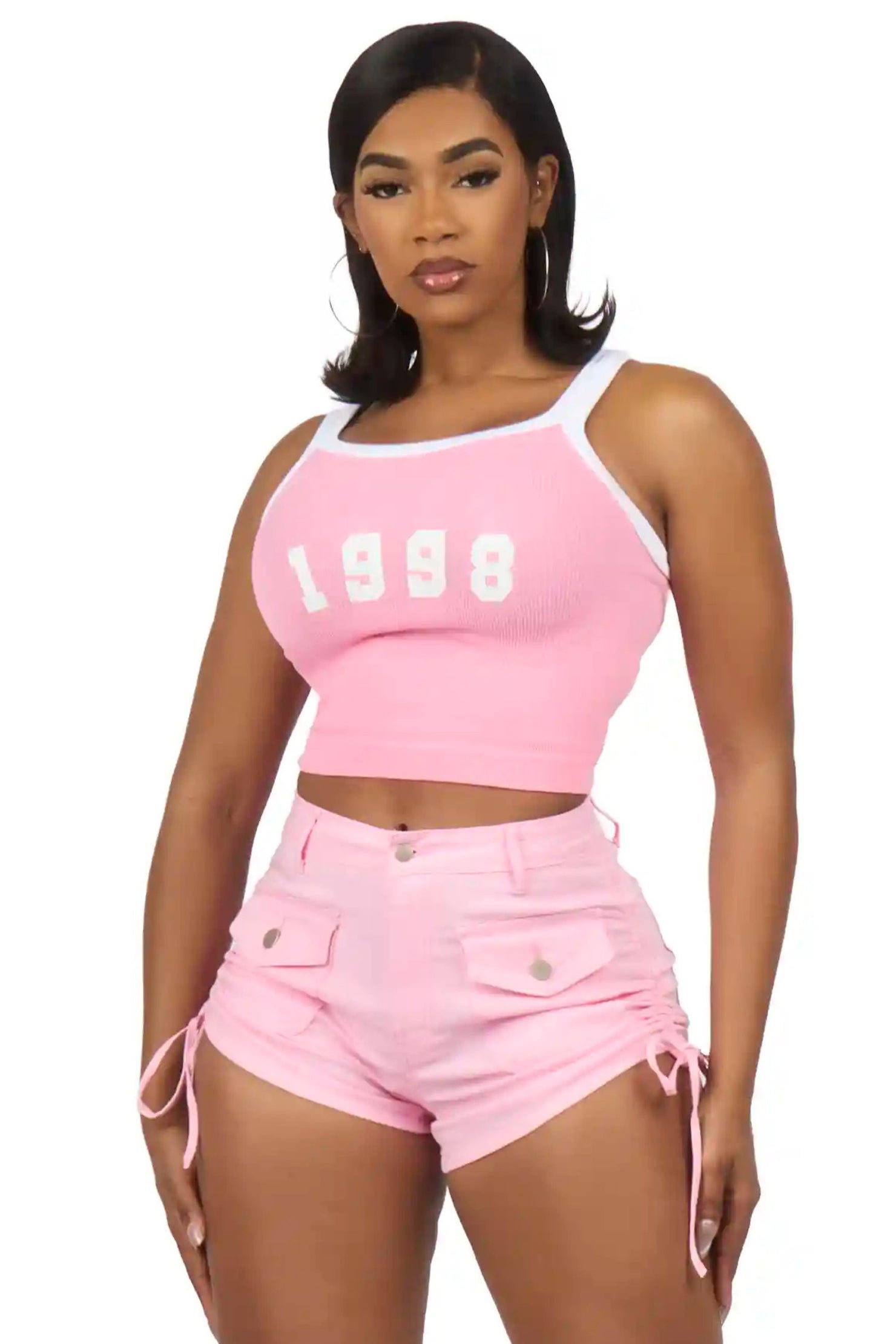 Shaneeka Pink Tank Top