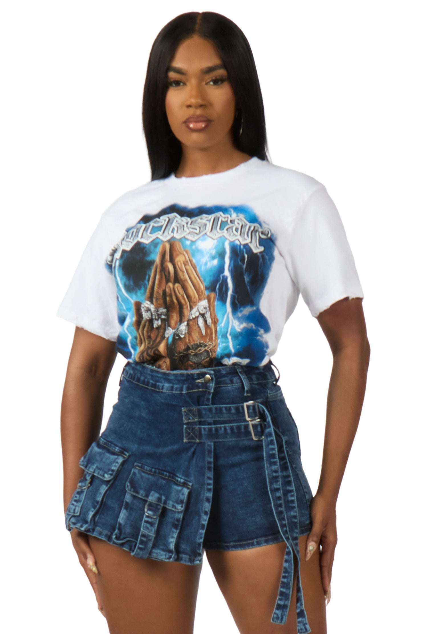 Lakeila White T-Shirt