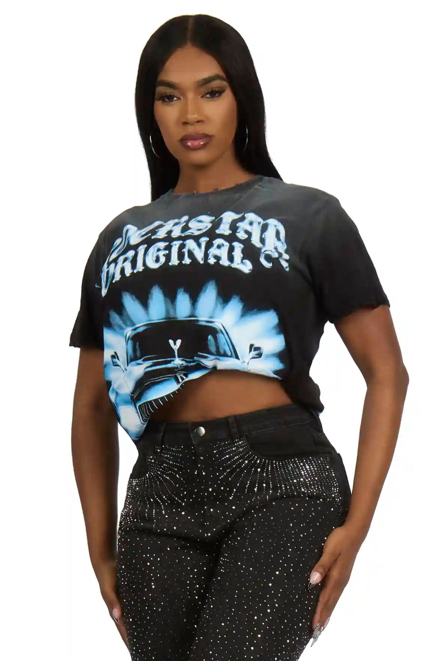 Lakesia Black T-Shirt