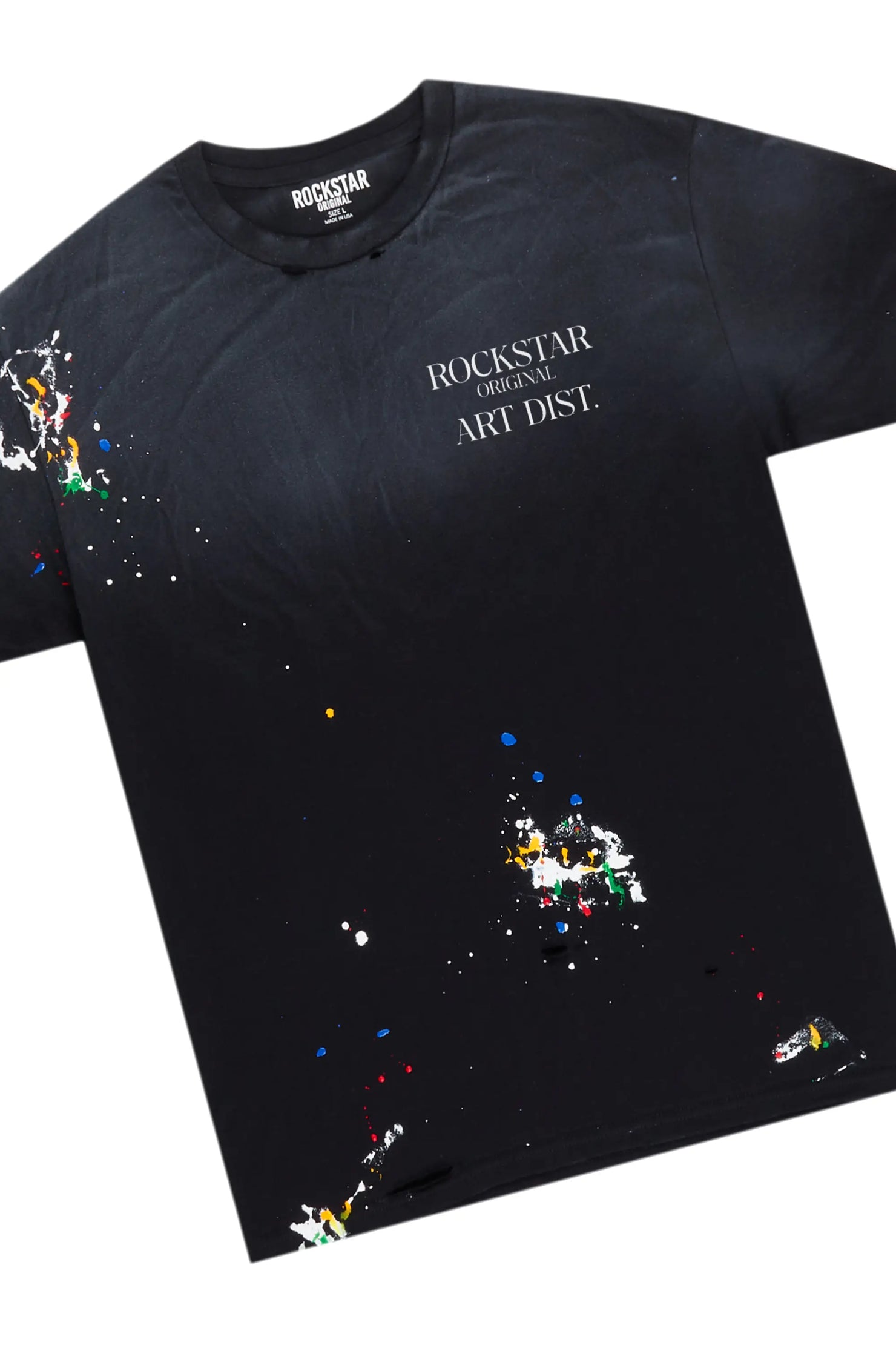 Palmer Black T-Shirt & BK Biker Jean Bundle