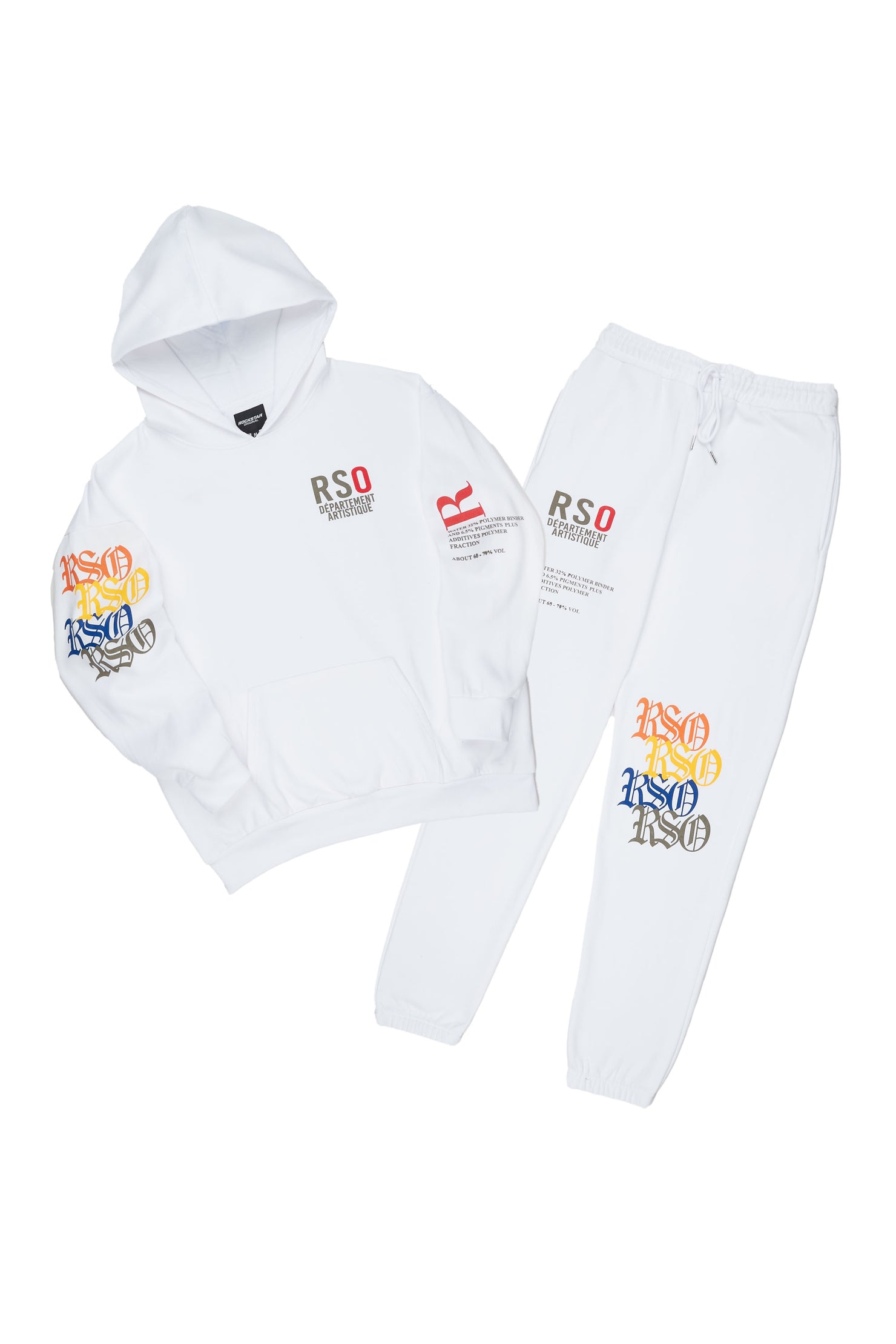 Payshins White Hoodie Trackset