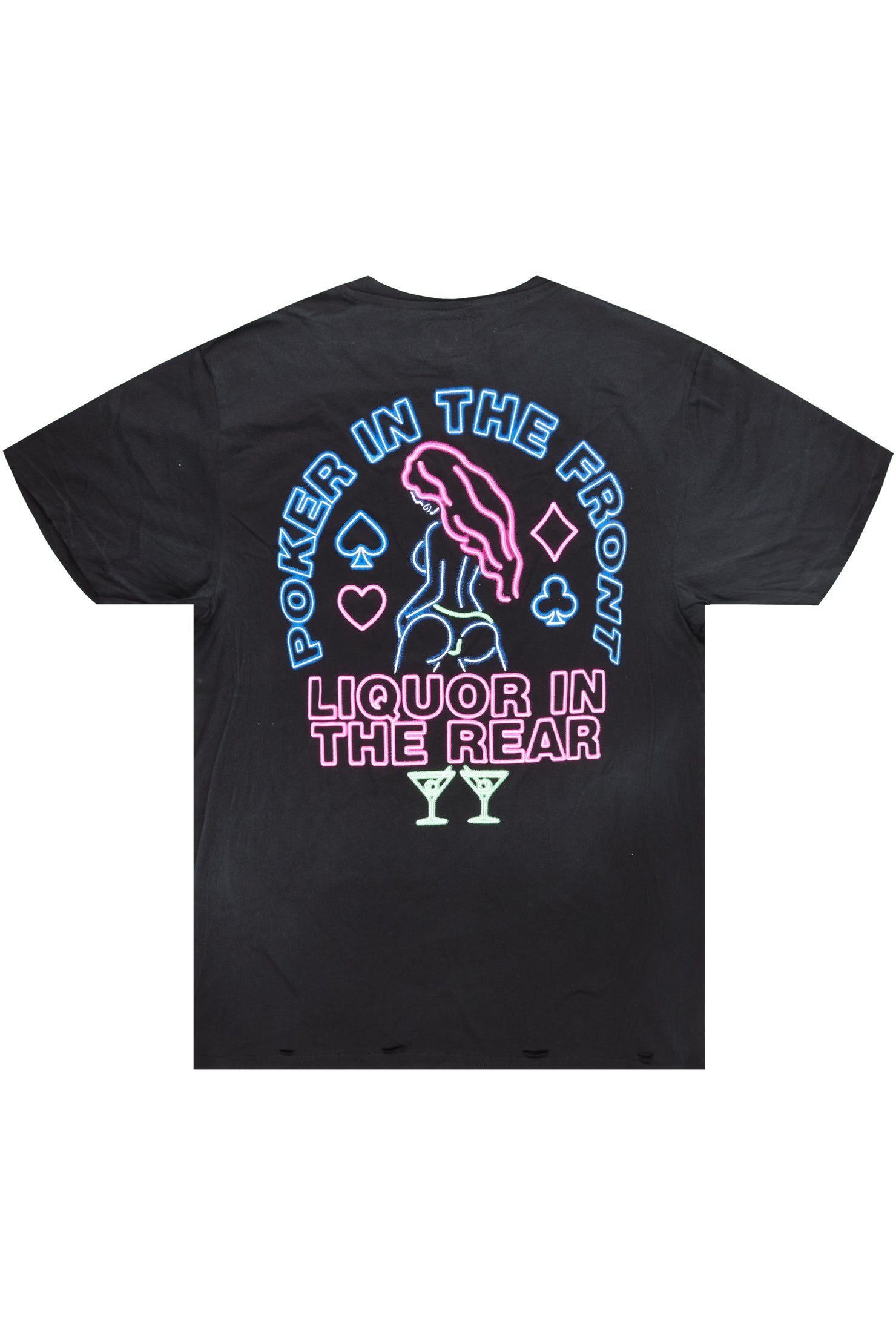 Plaeboy Black Graphic T-Shirt
