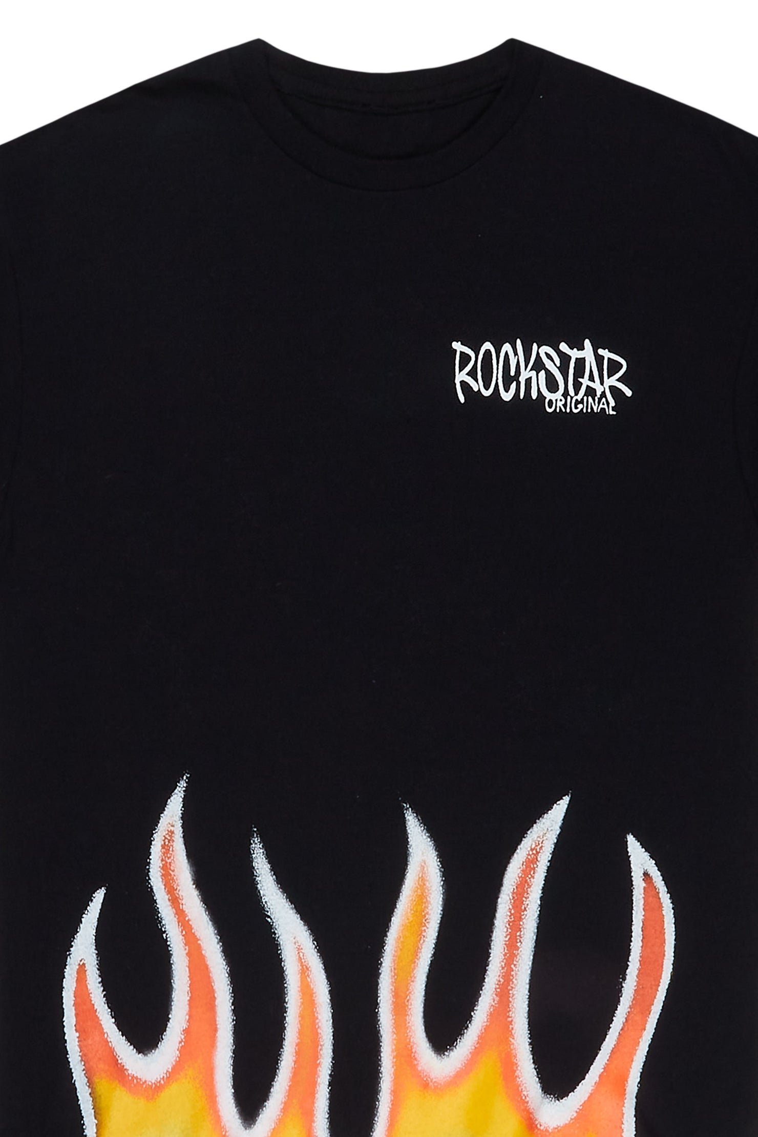 Leporche Black Graphic T-Shirt