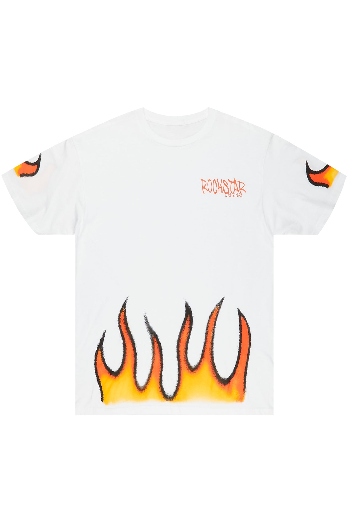 Leporche White Graphic T-Shirt