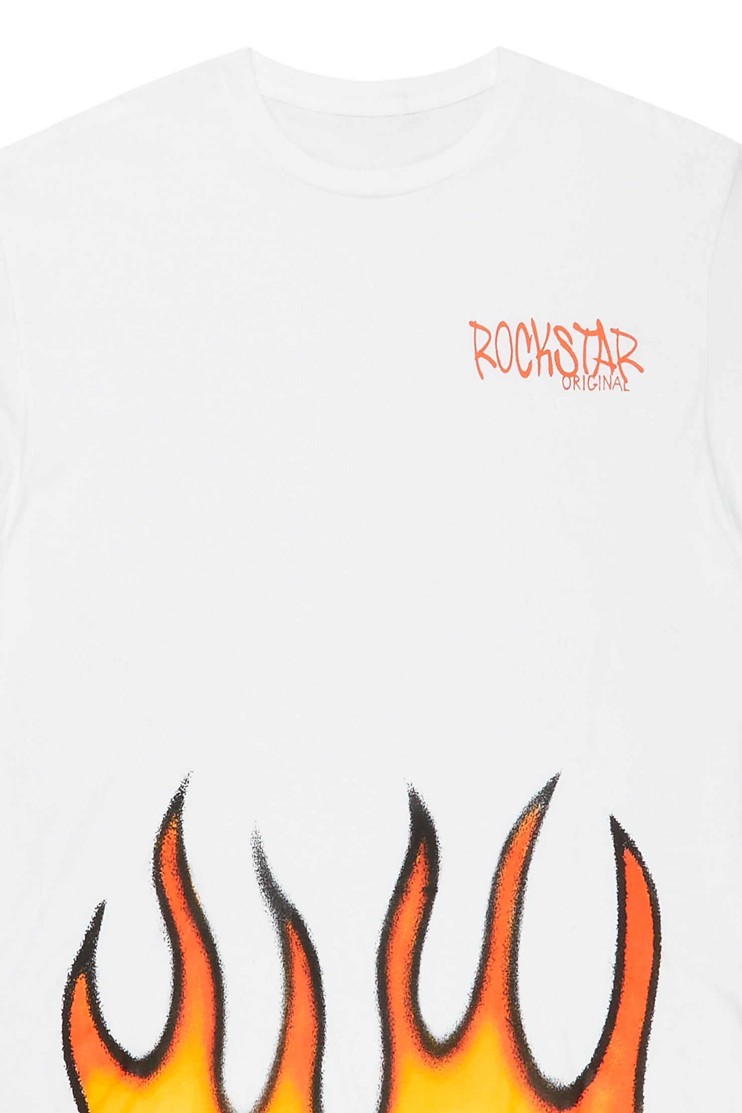Leporche White Graphic T-Shirt