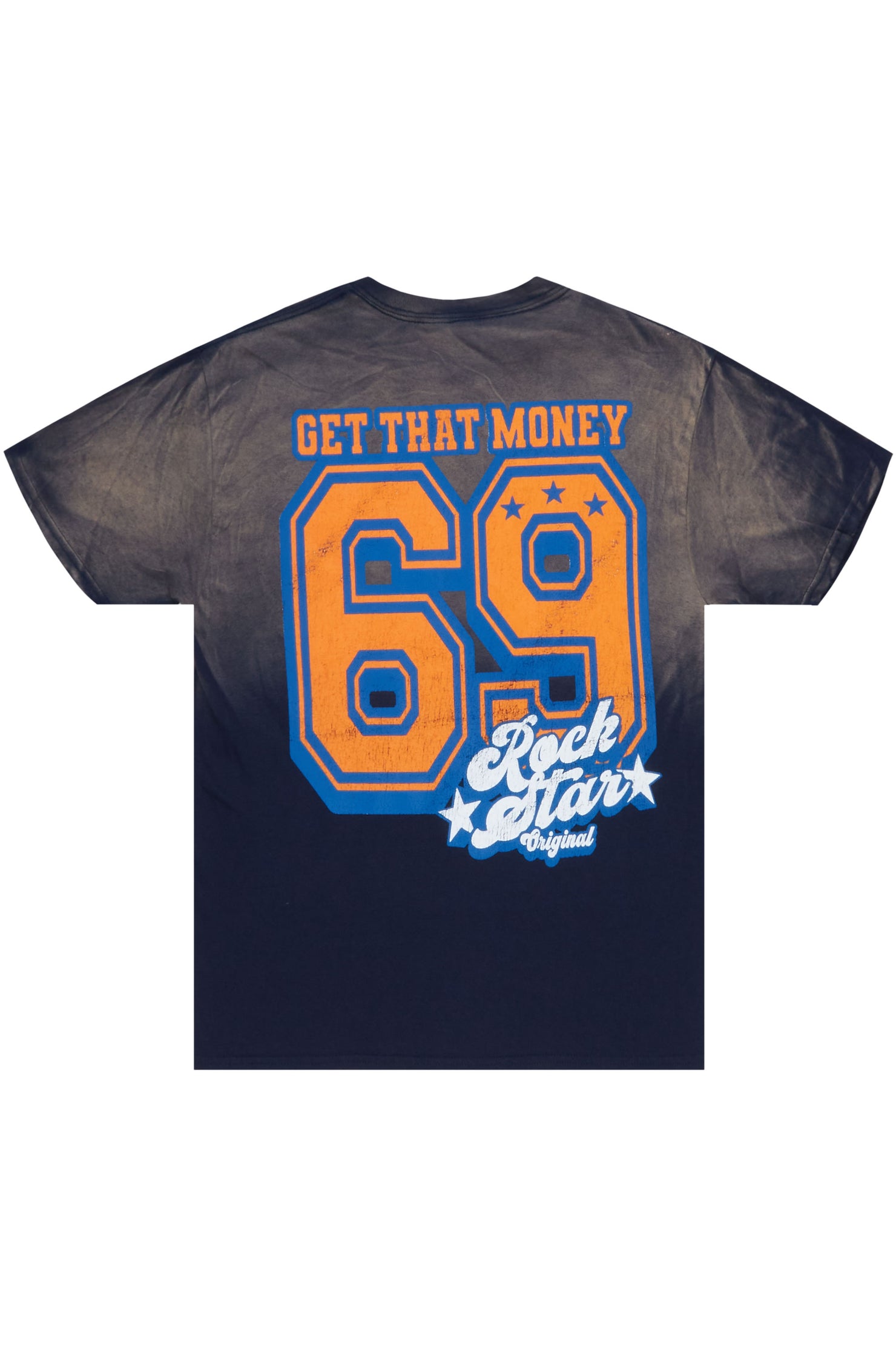 Pressiven Navy Graphic T-Shirt