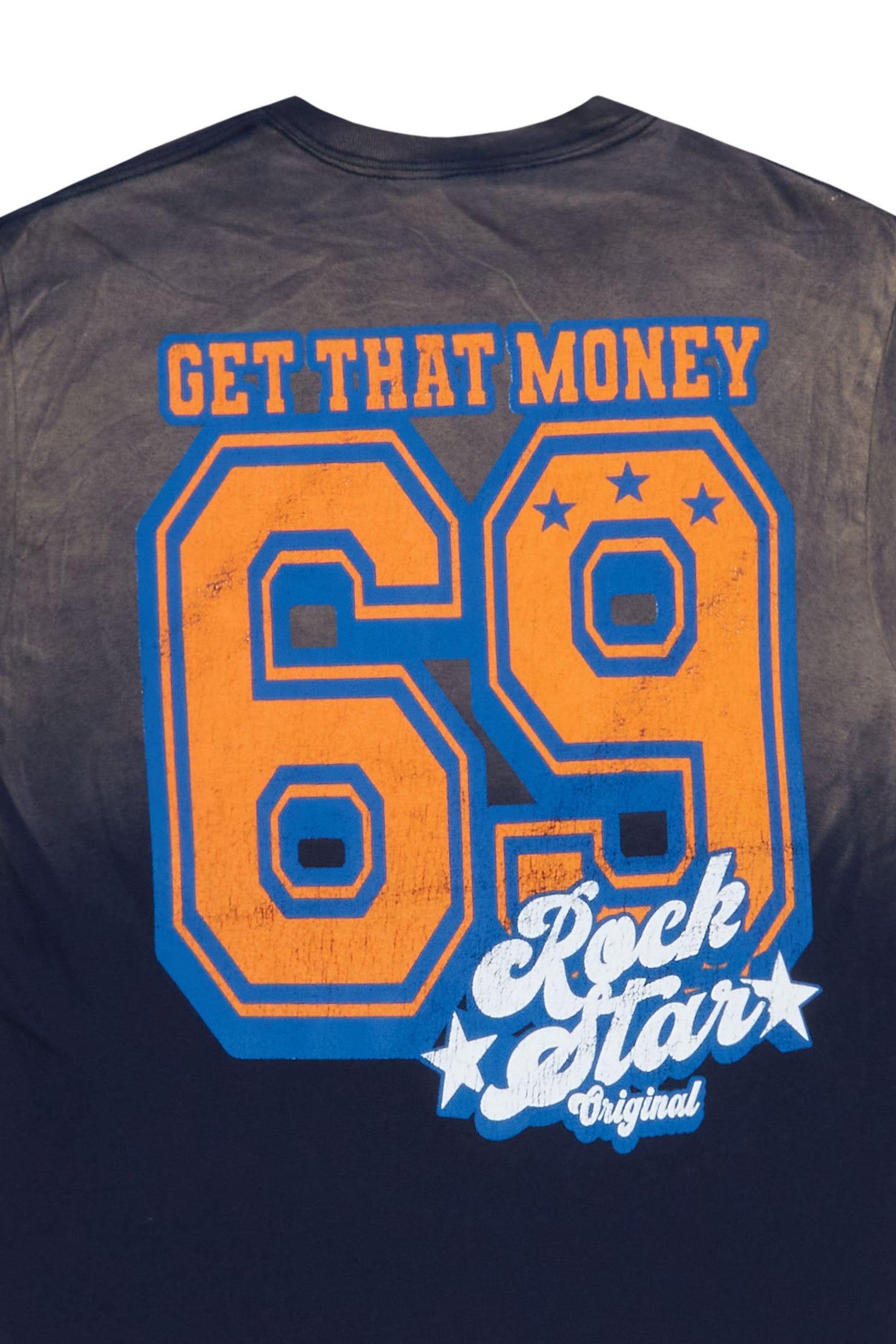 Pressiven Navy Graphic T-Shirt