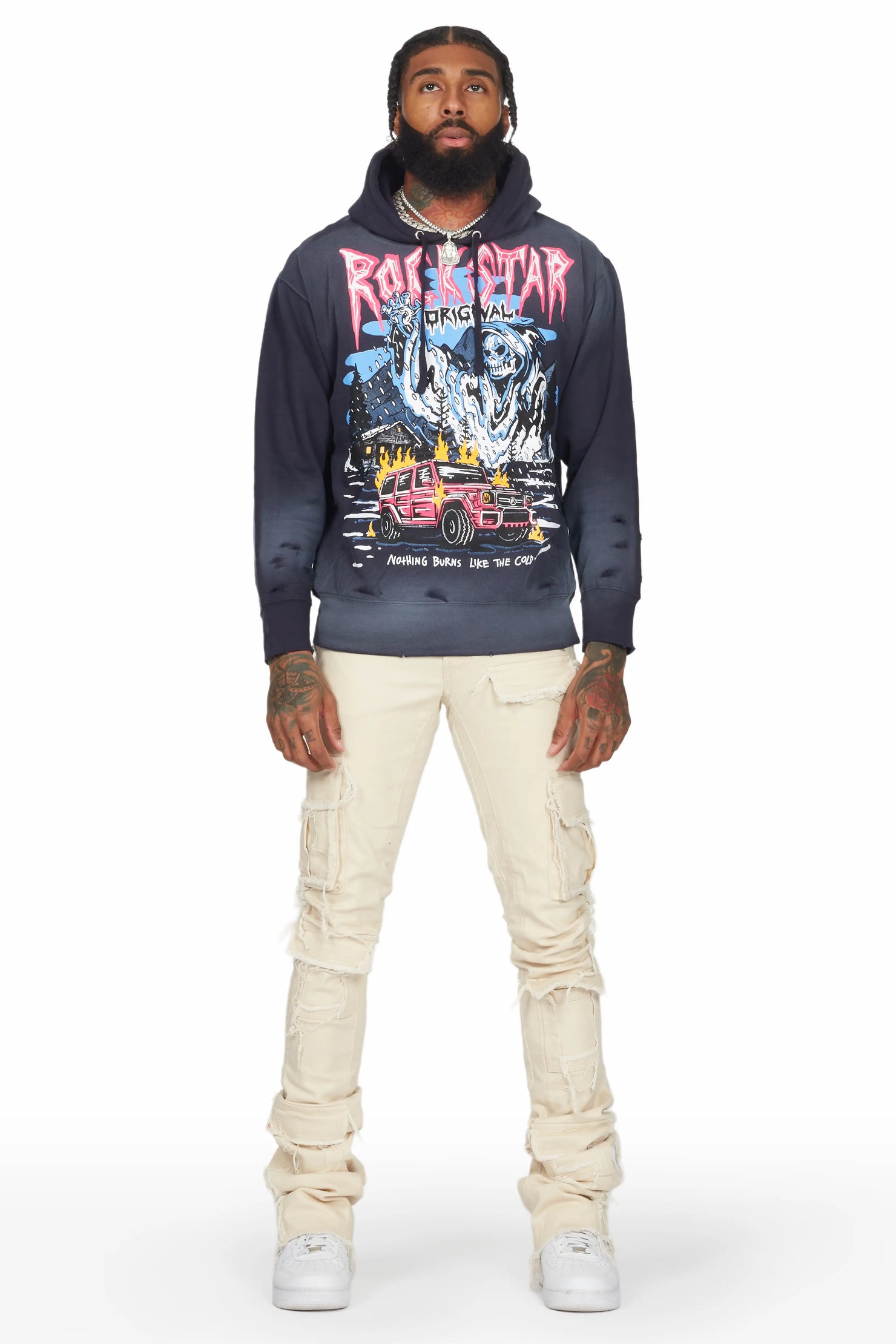 Pyro Beige Super Stacked Jean