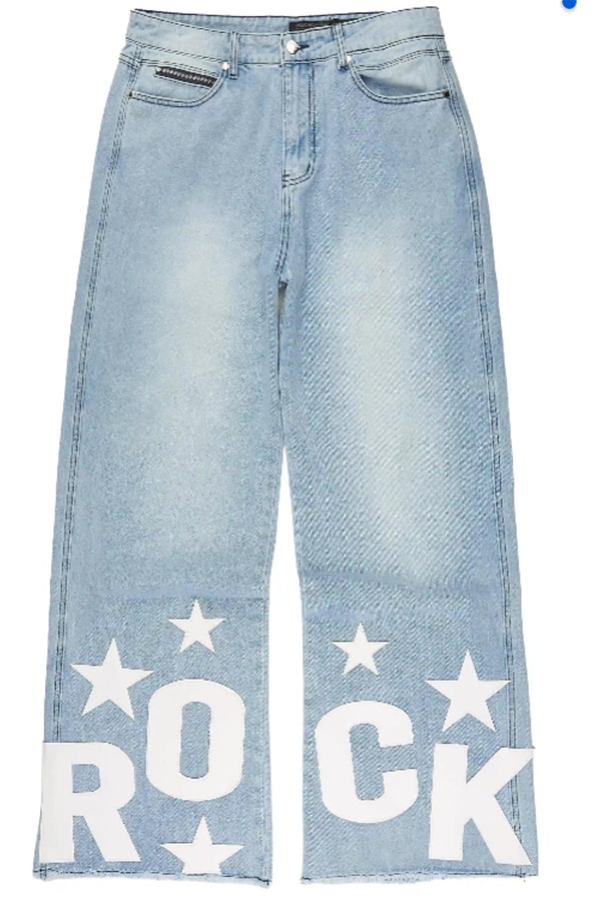 Kylani Blue Baggy Fit Jean