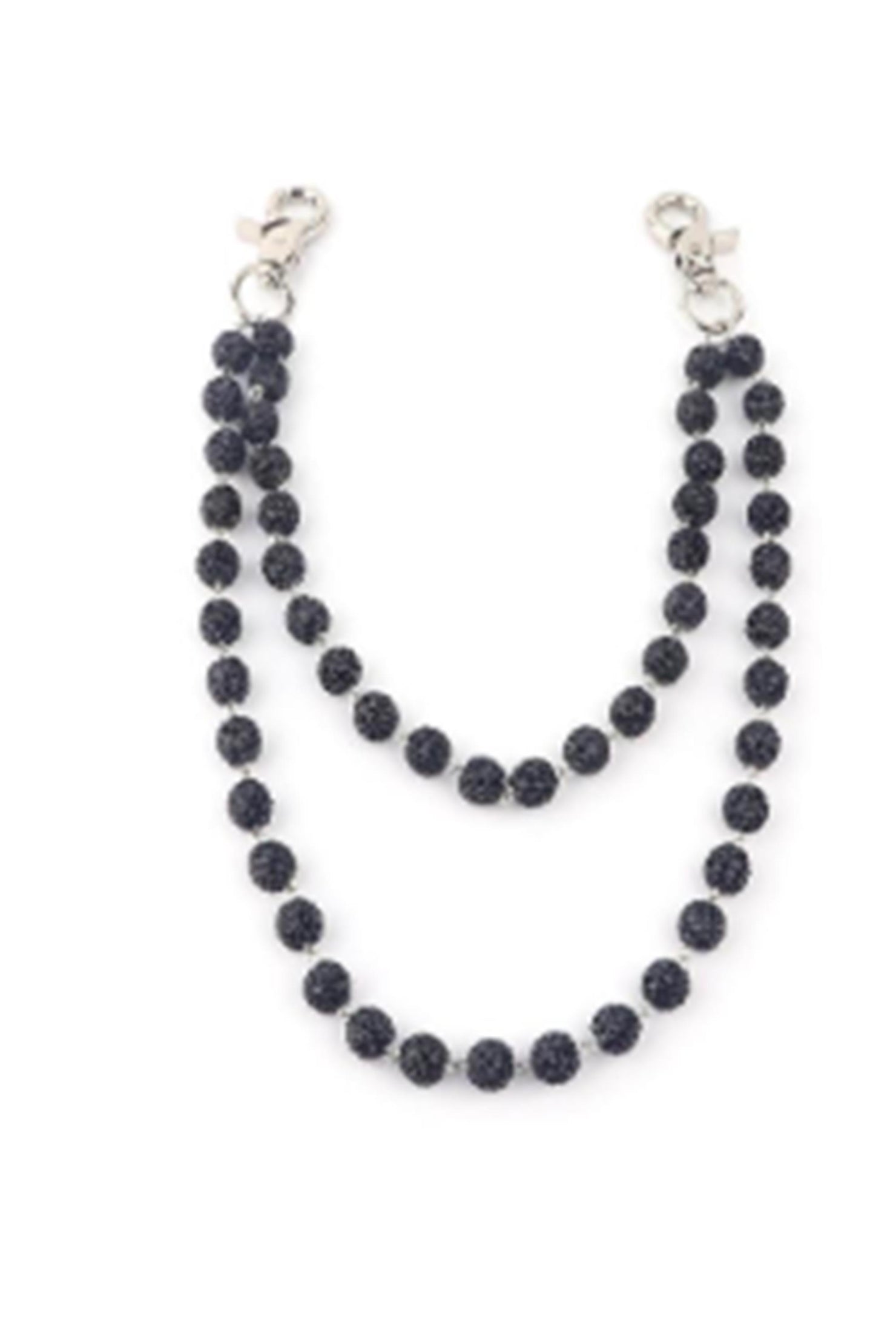 Jacquana Black Wallet Chain