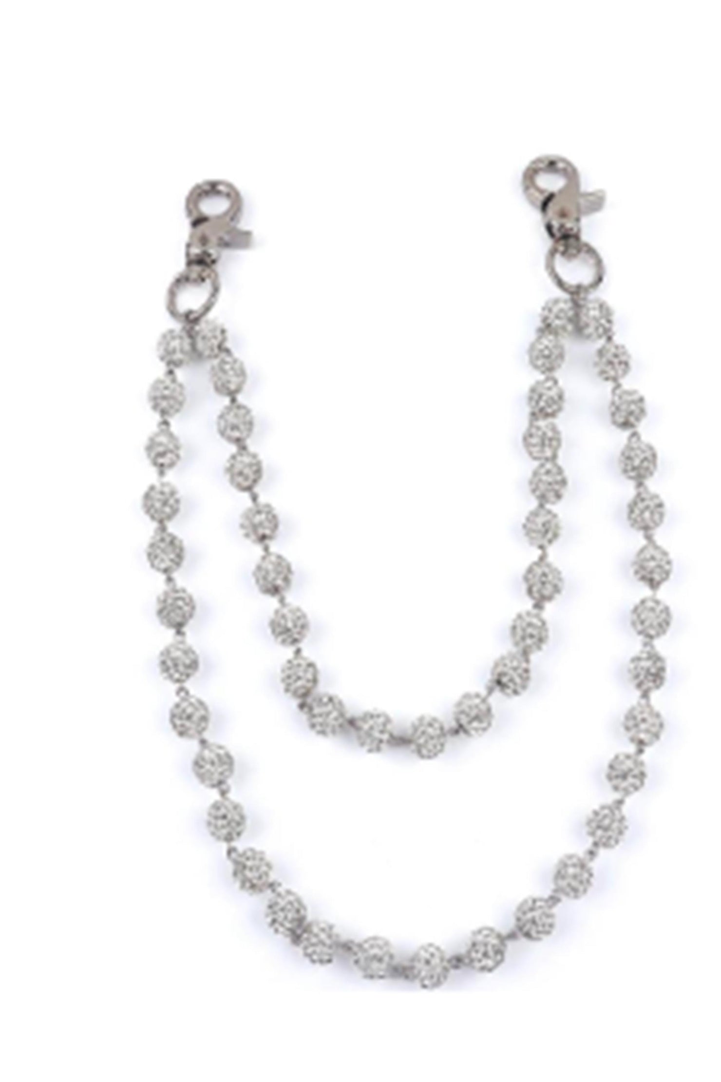 Jacquana White Wallet Chain