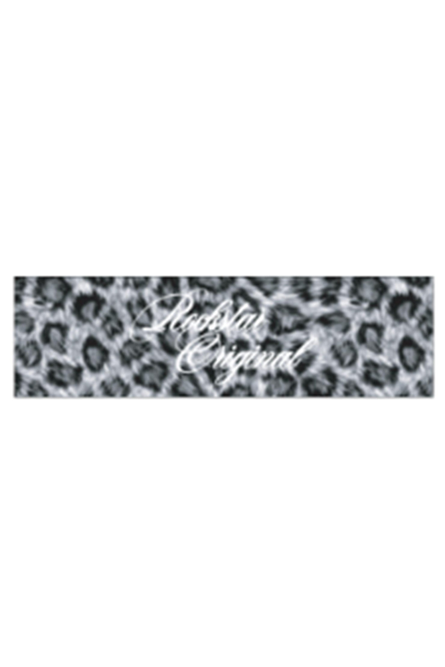 Mykalah Grey Cheetah Printed Headband