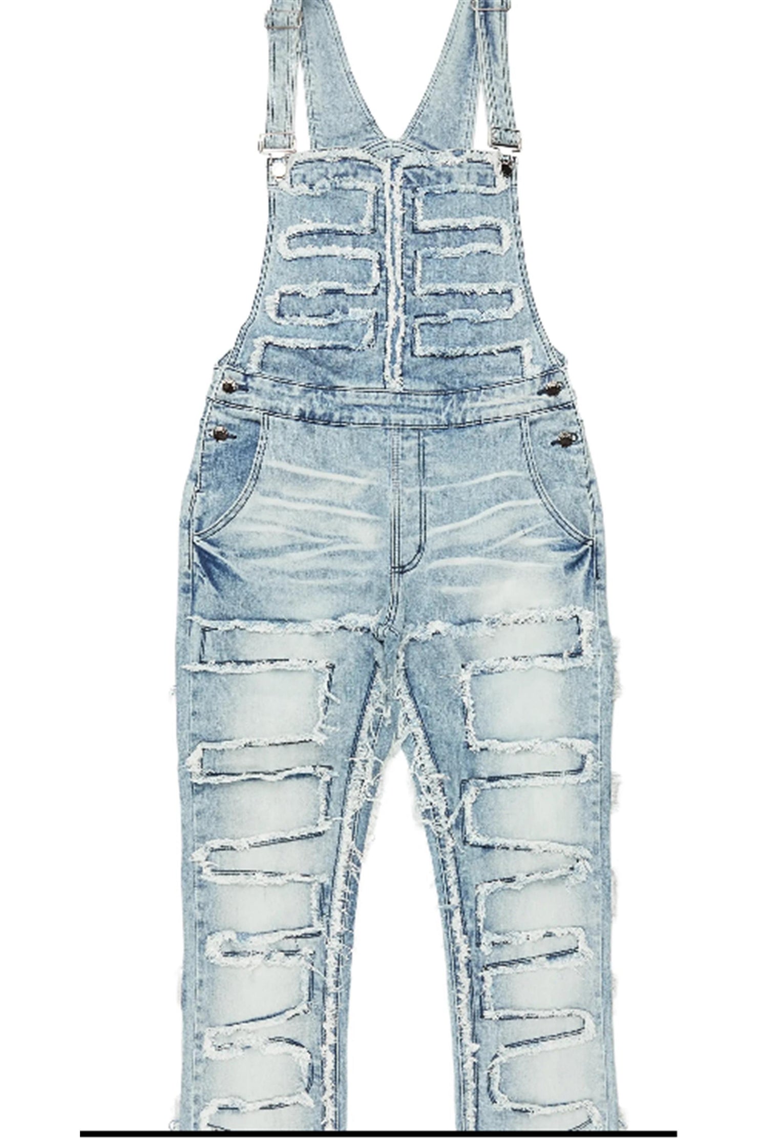 Daysha Blue Denim Overall