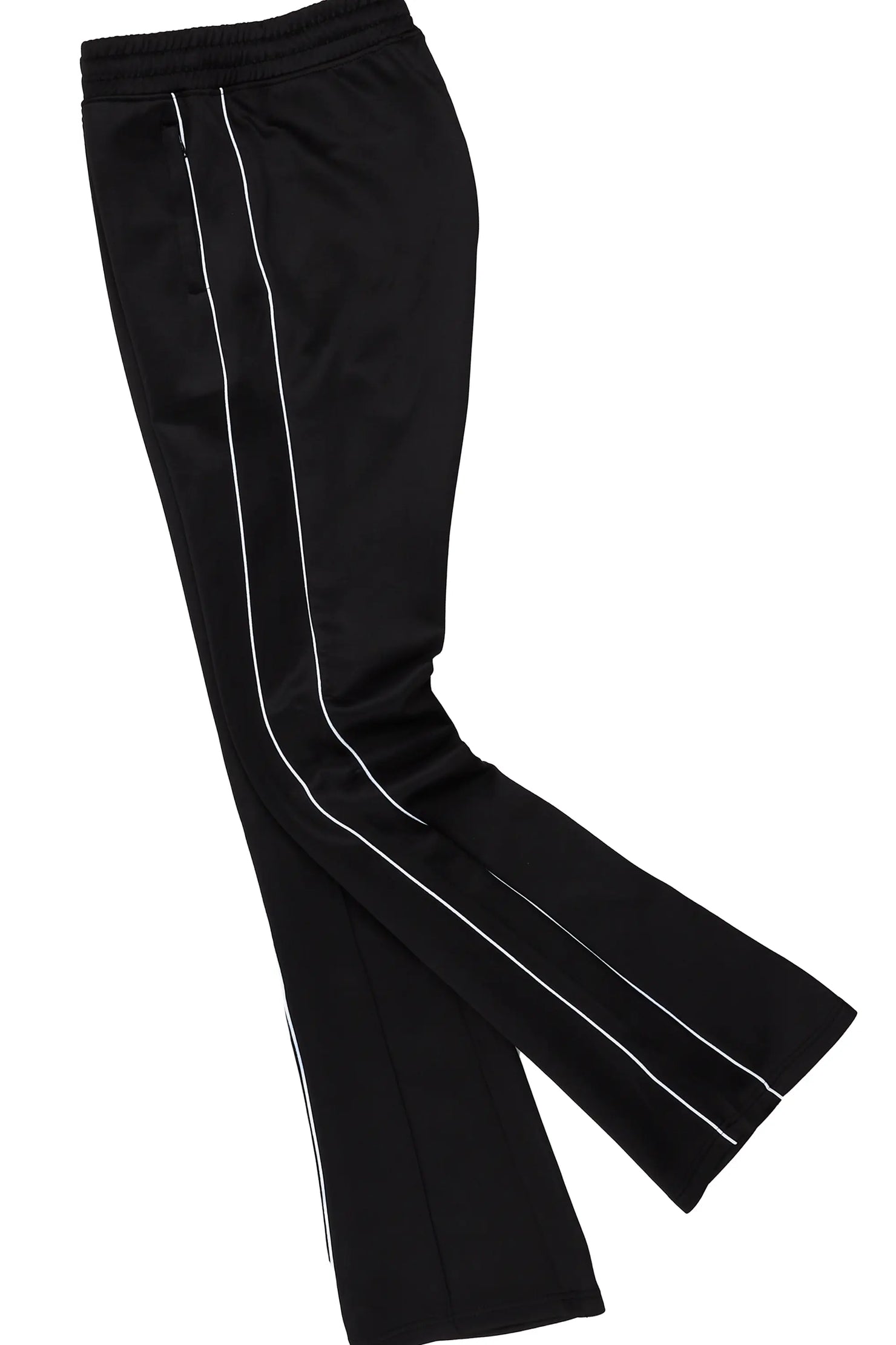 Race Black T-Shirt Stacked Flare Track Set