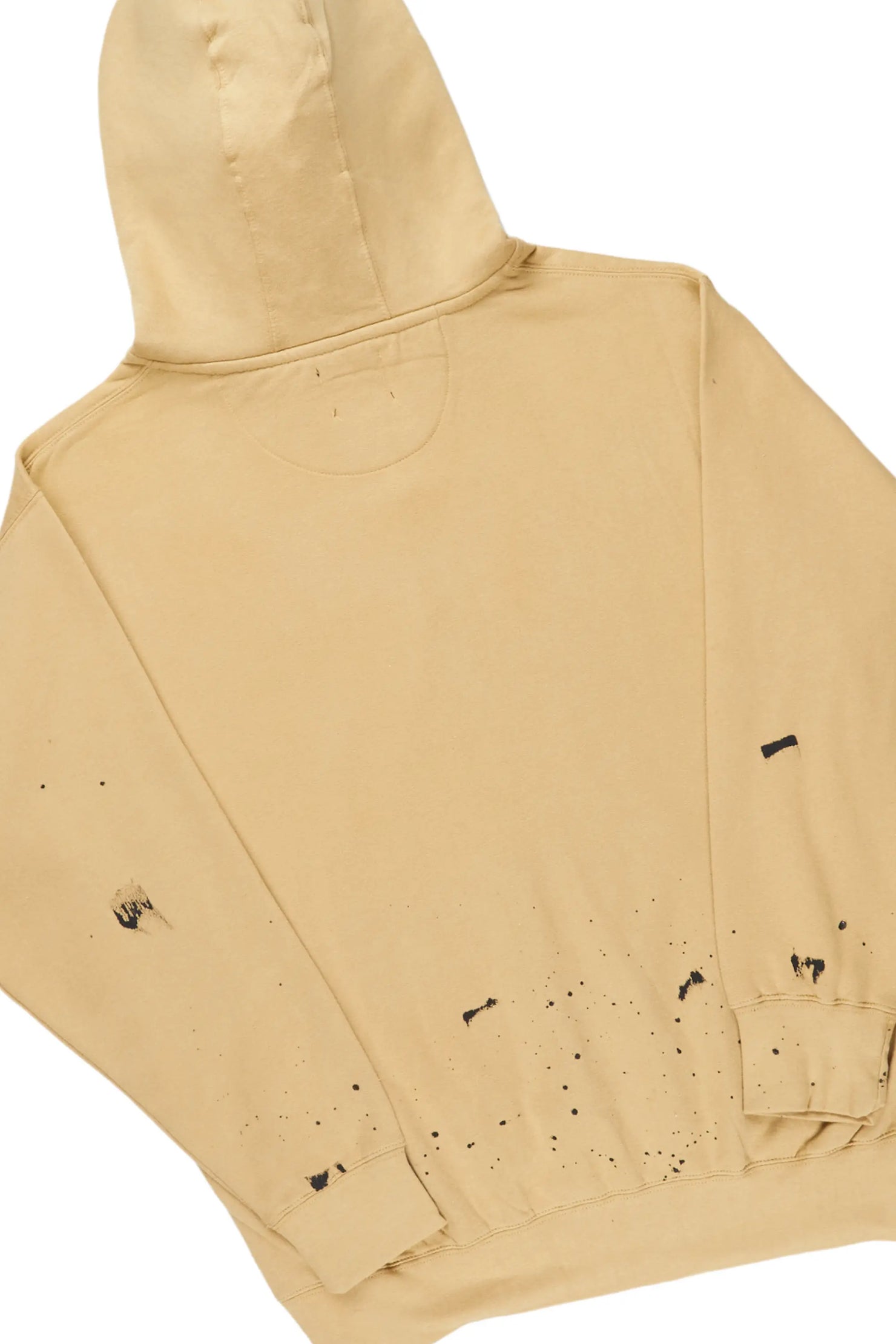 Raffer Beige Hoodie/Super Stacked Flare Track Set