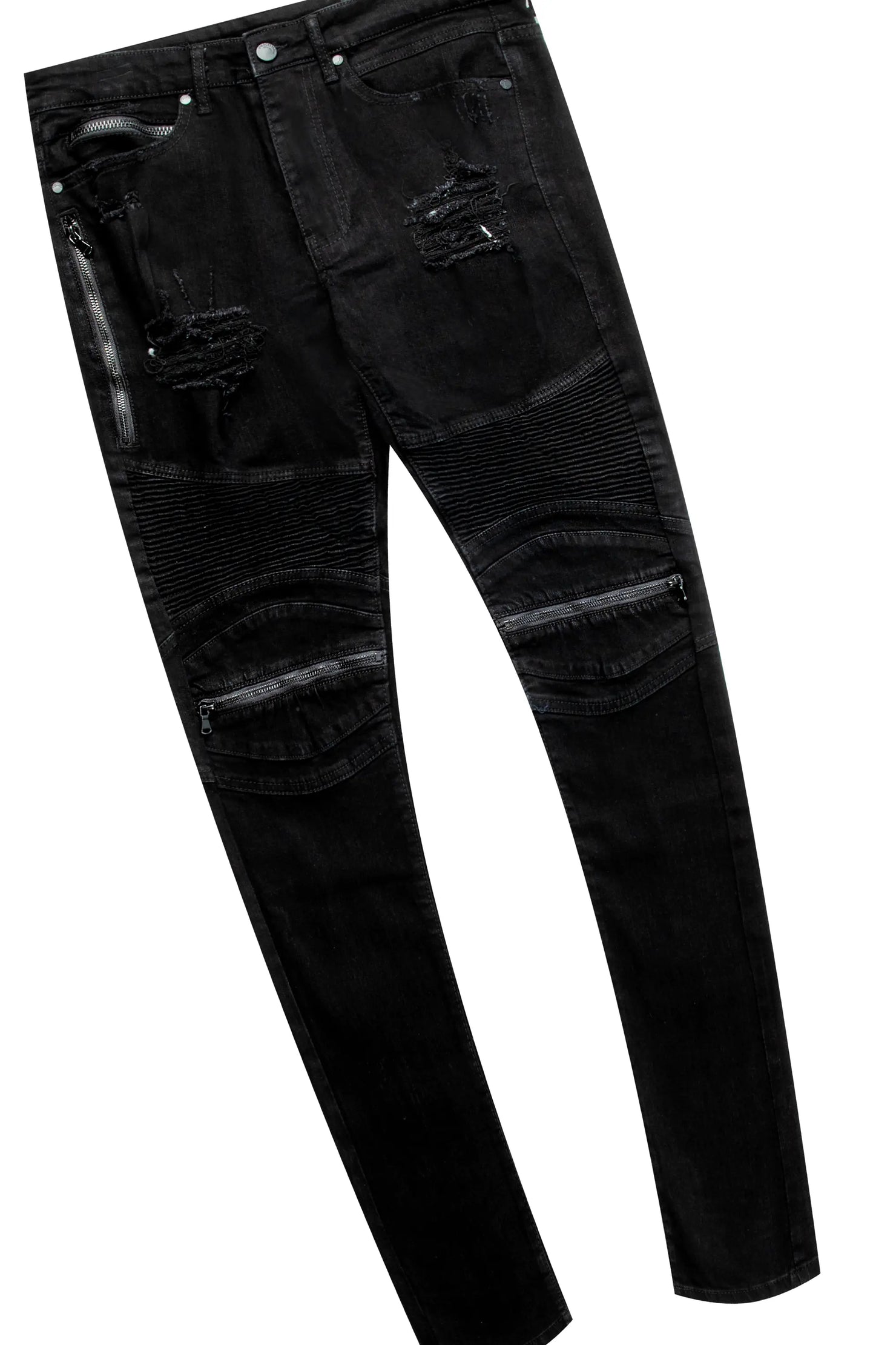 Raffer Black Hoodie & BK Biker Jean Bundle