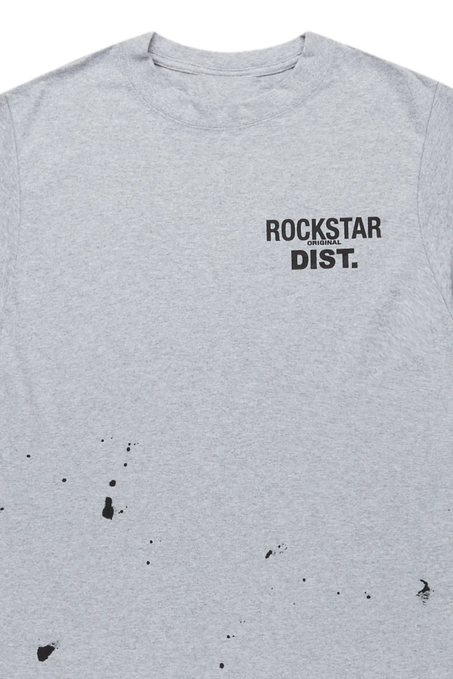 Raffer Grey Graphic T-Shirt