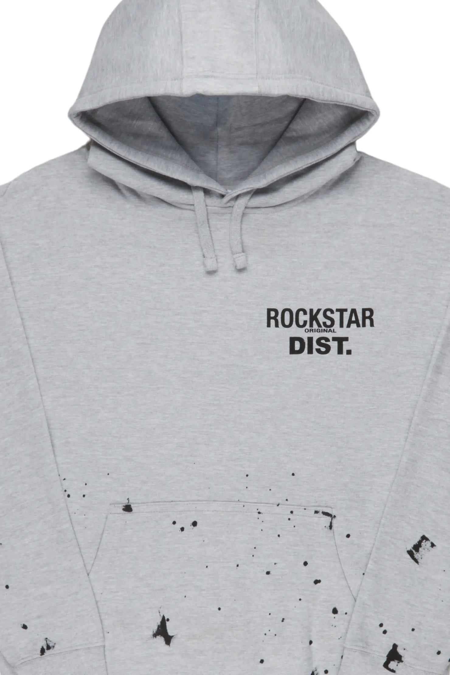 Raffer Heather Grey Graphic Hoodie