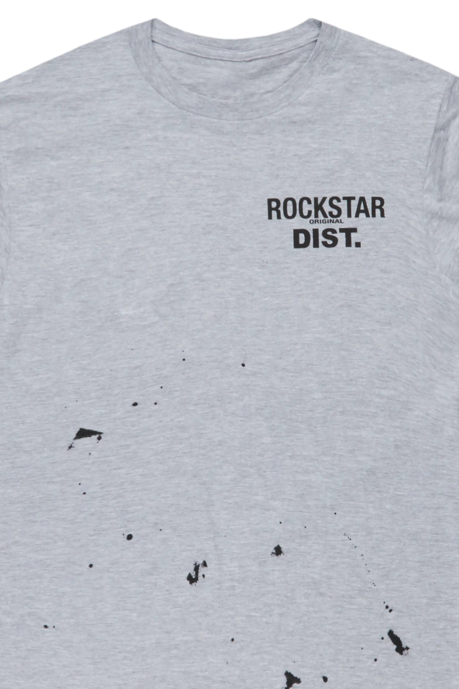 Raffer Heather Grey Graphic T-Shirt