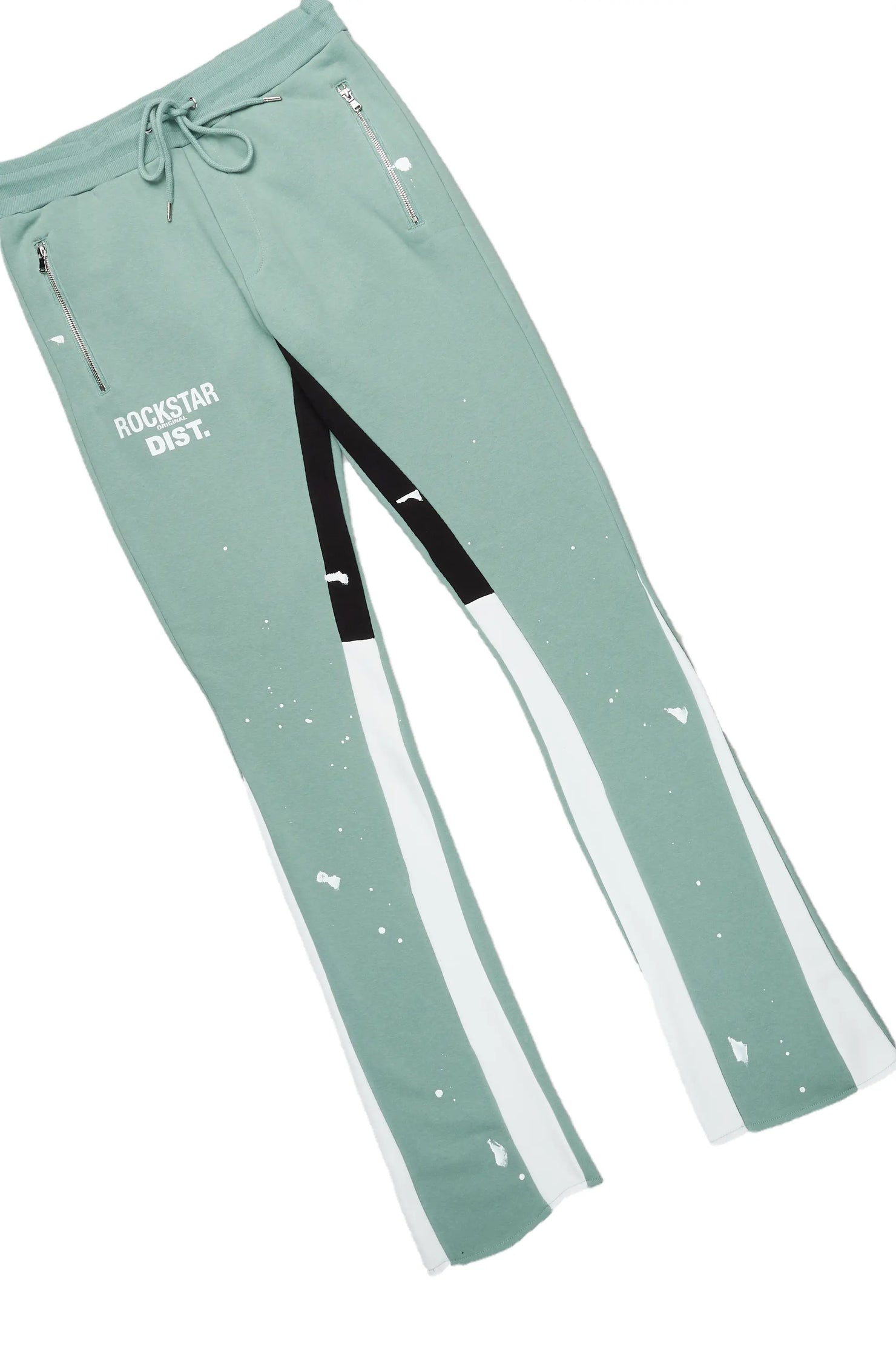 Raffer Sage Hoodie/Stacked Flare Pant Set