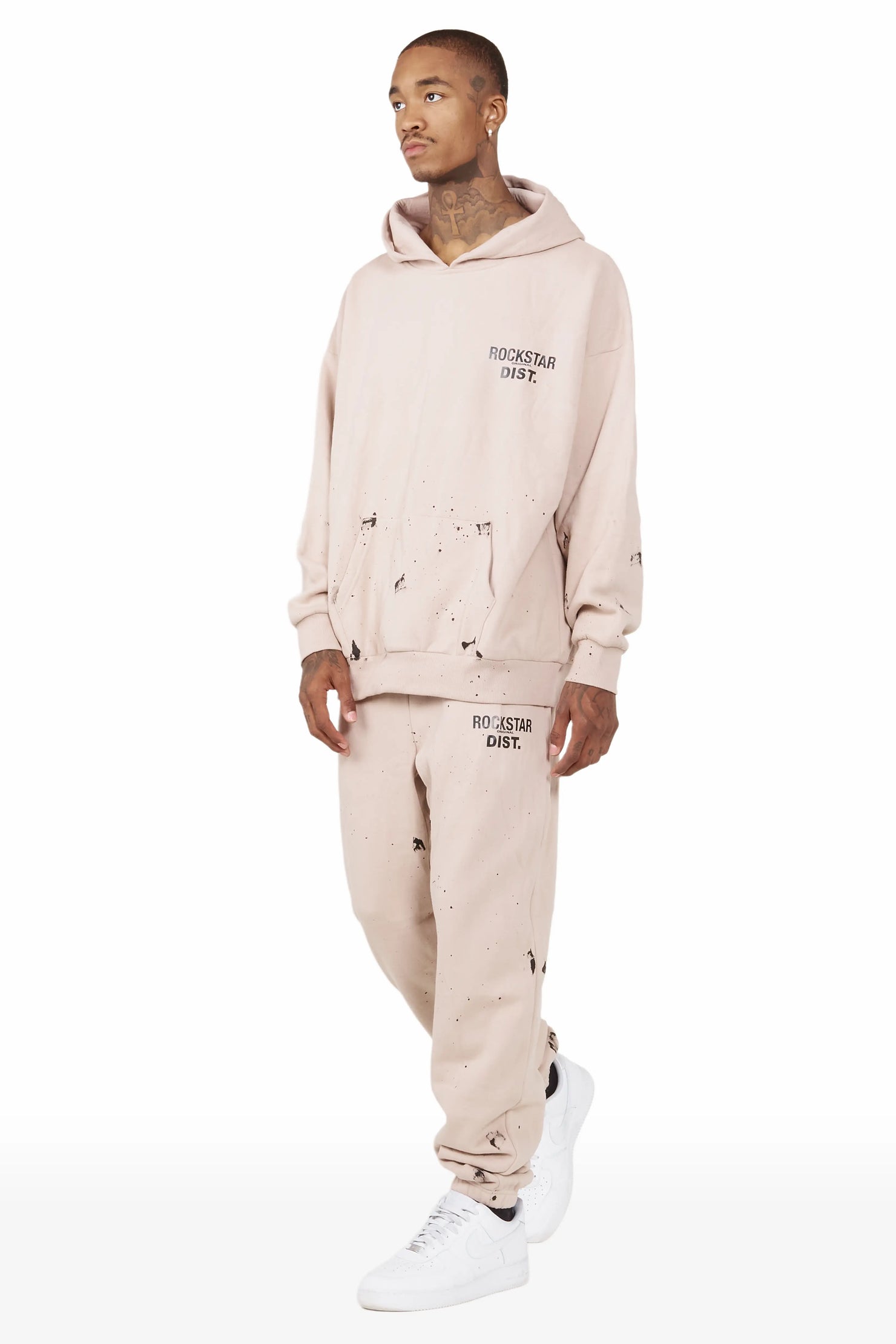 Raffer Taupe Hoodie Trackset