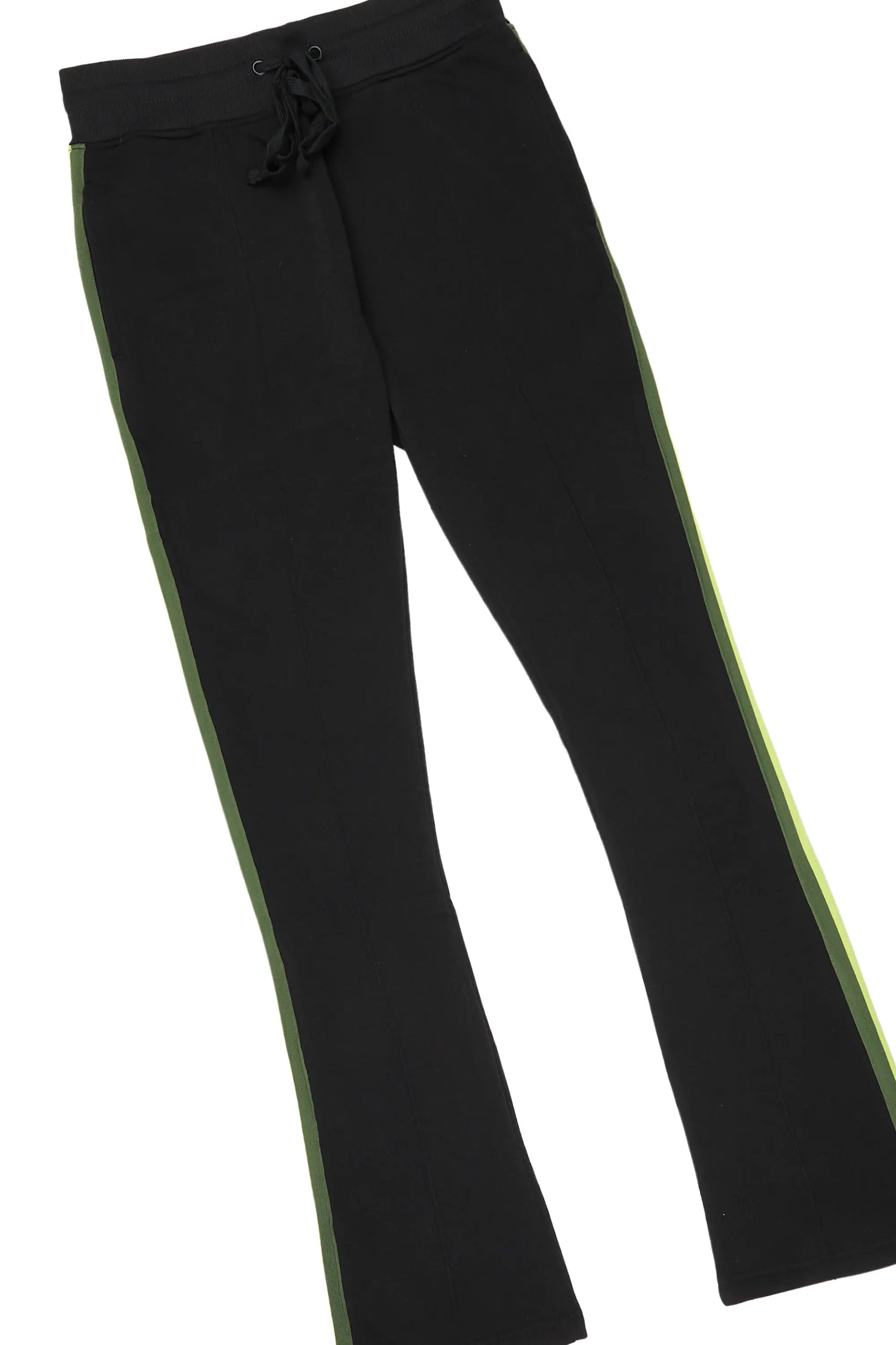 Ramone Black/Green Graphic Hoodie Track Pant Set