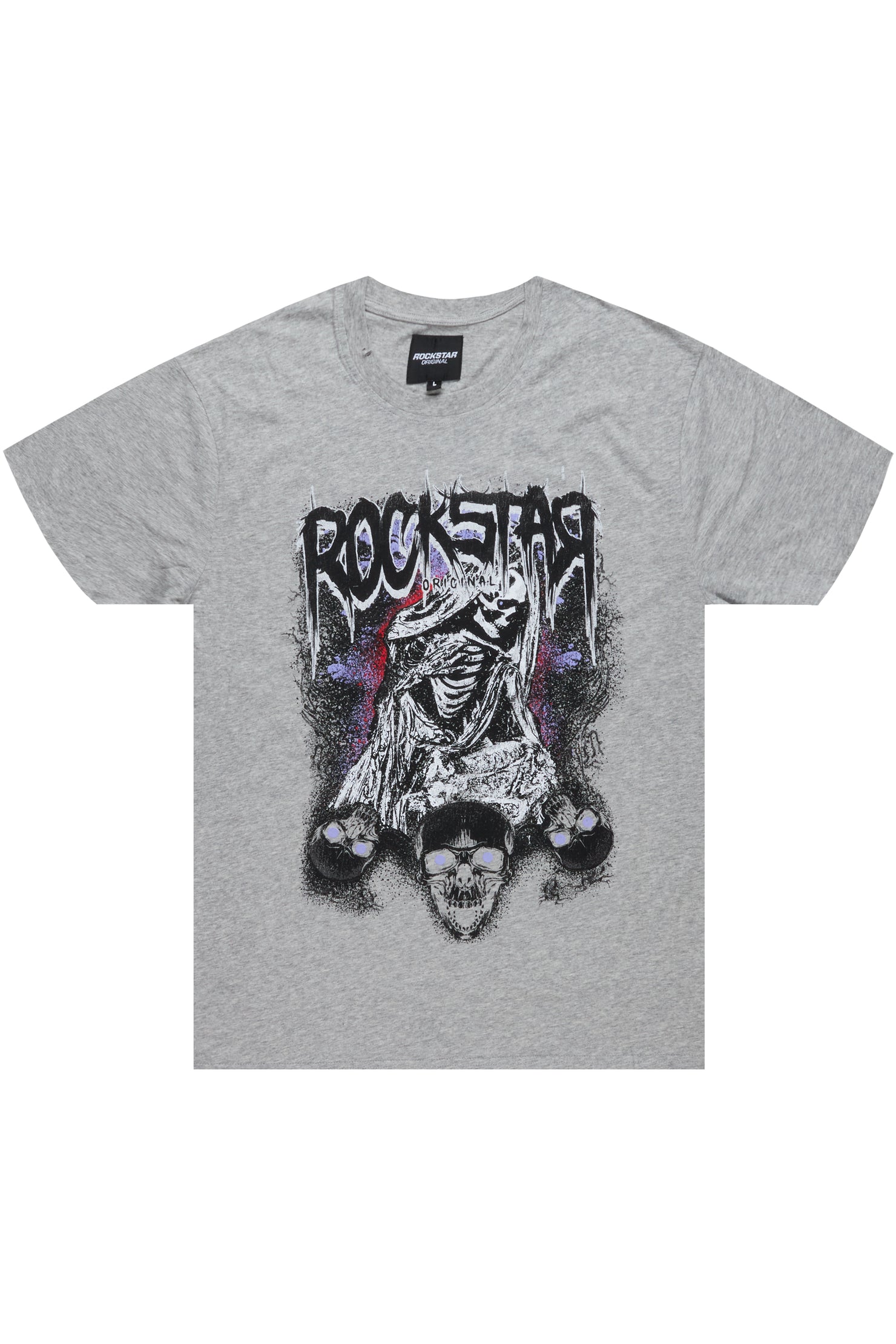 Rayne Heather Grey Graphic T-Shirt