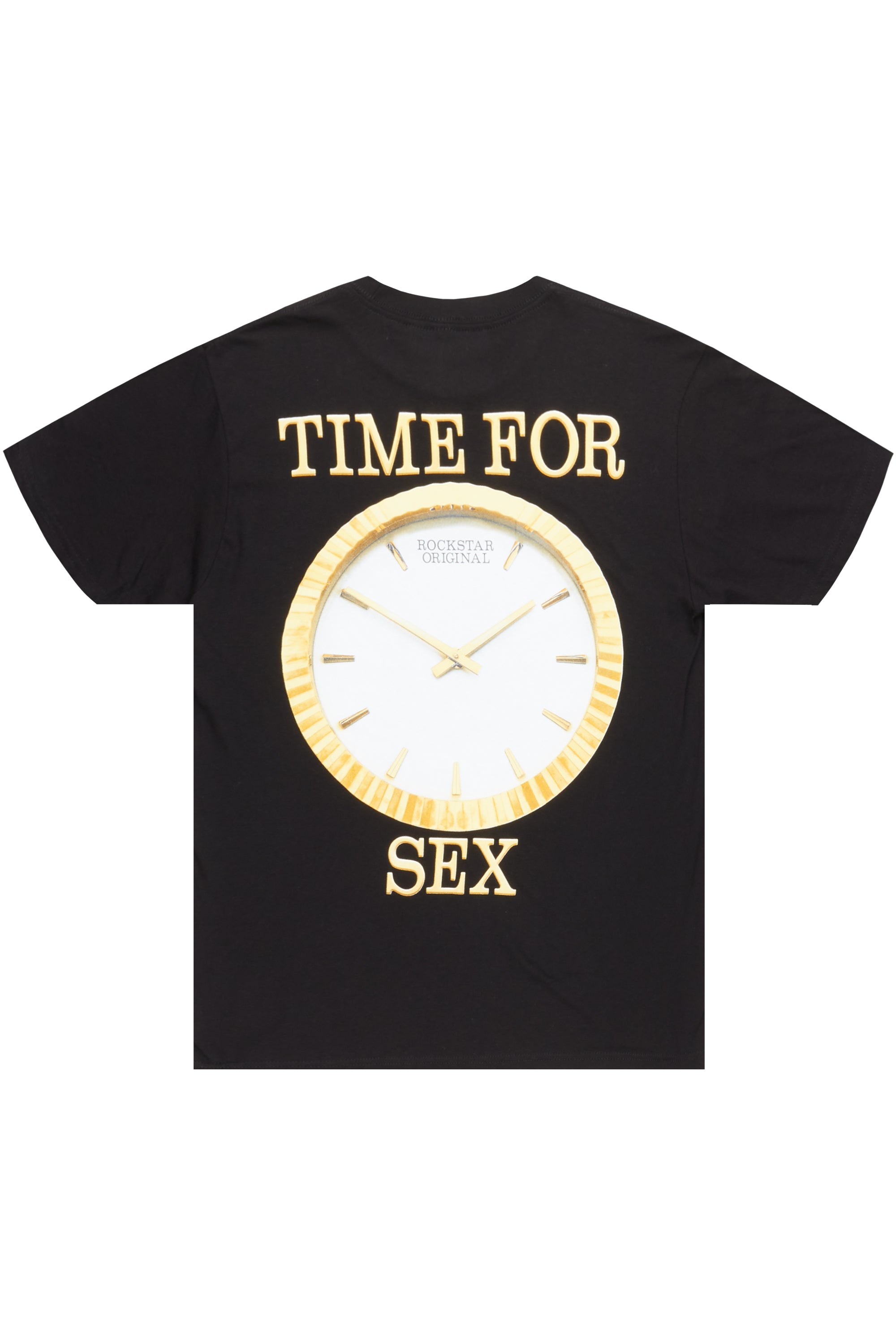 Realex Black Graphic T-Shirt