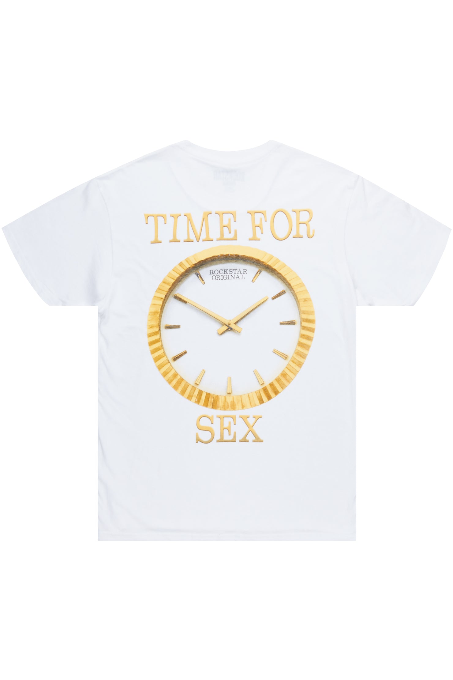 Realex White Graphic T-Shirt