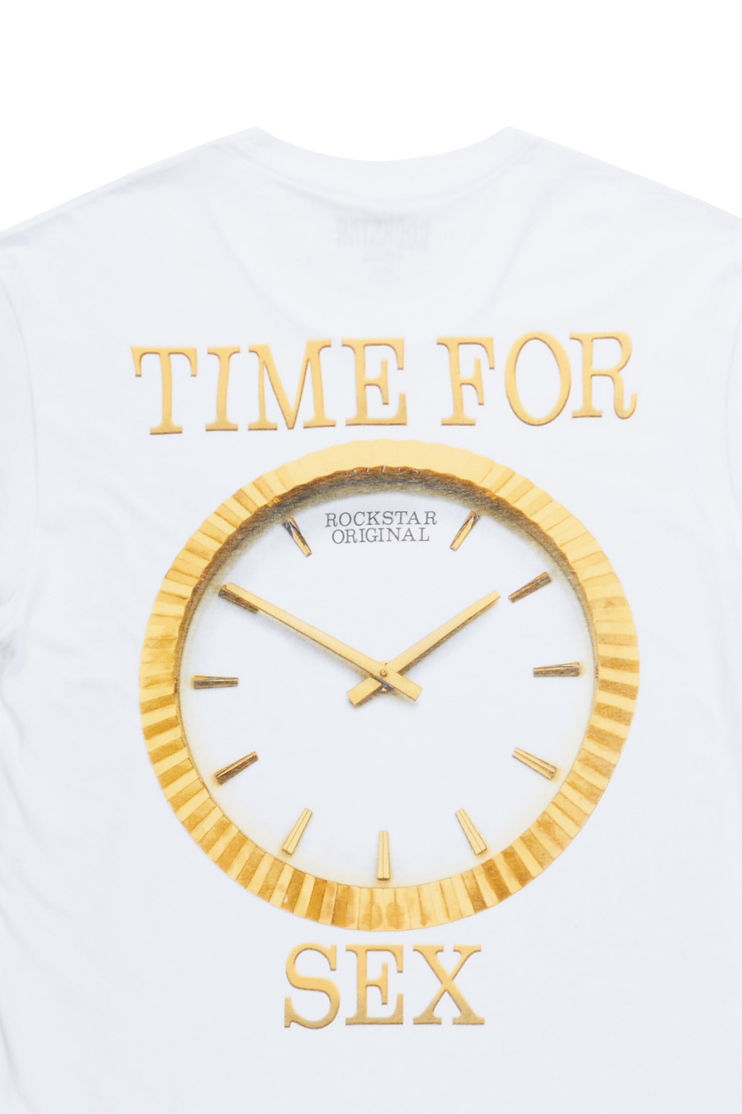 Realex White Graphic T-Shirt